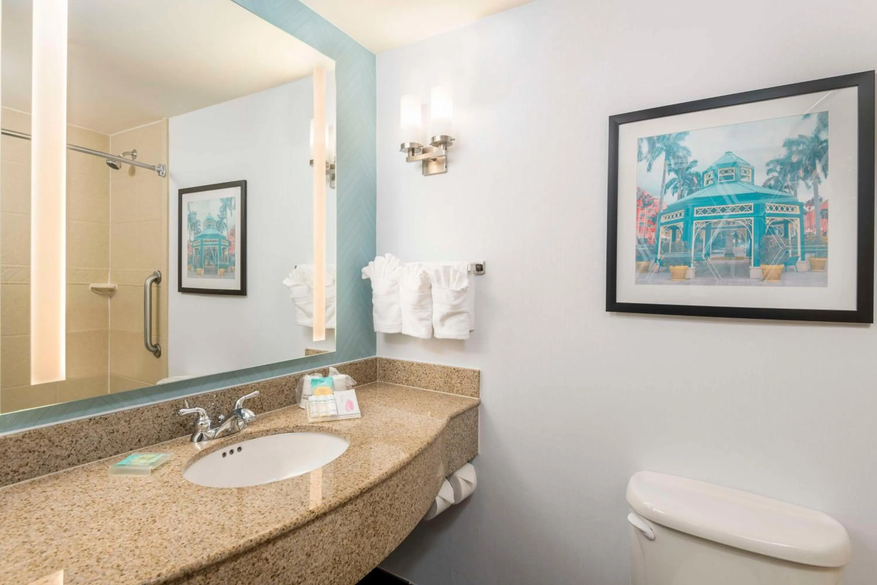 Bathroom in Hilton Garden Inn Boca Raton