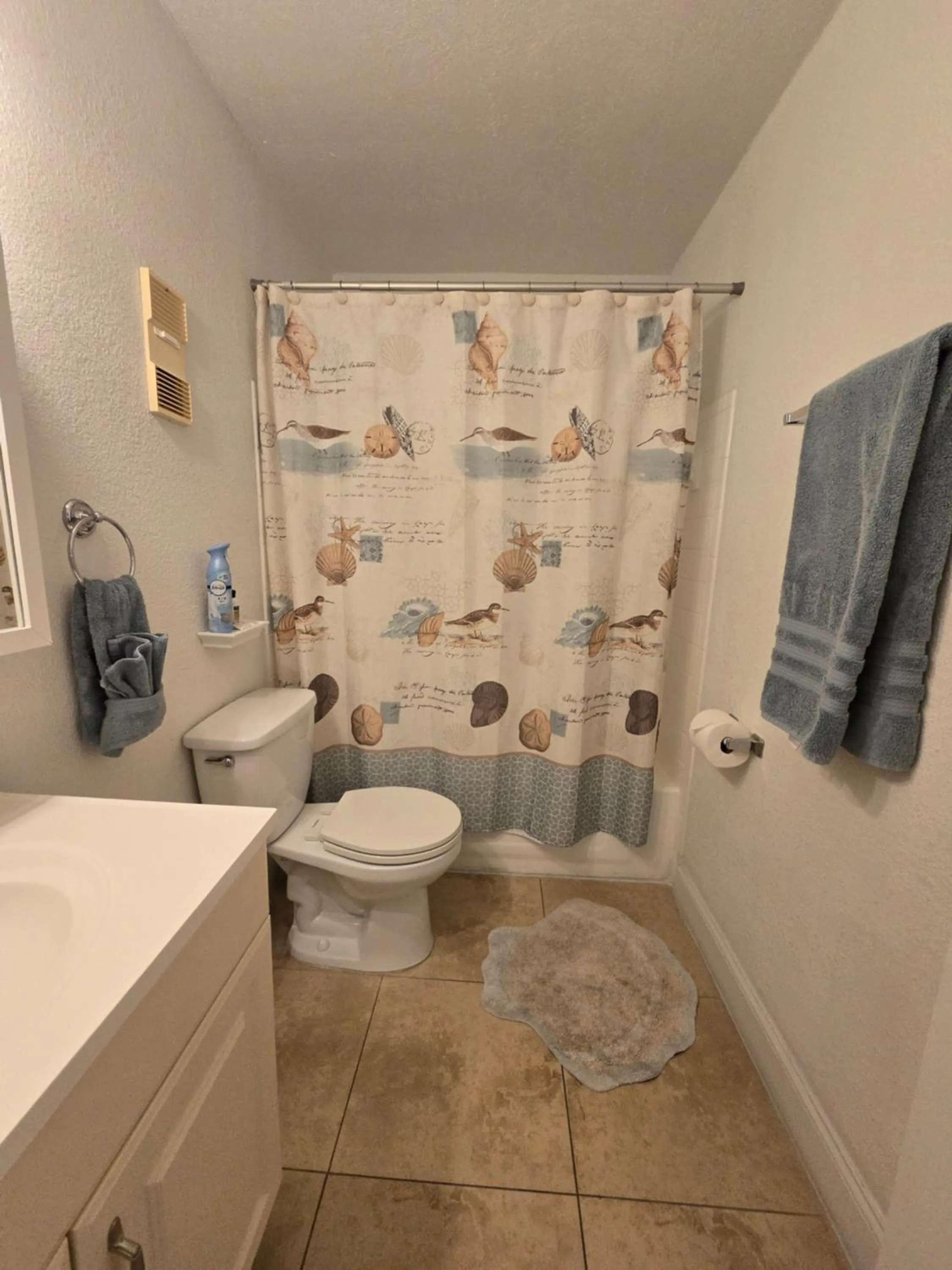 Shower in Beautiful Condo Close to Busch Gardens