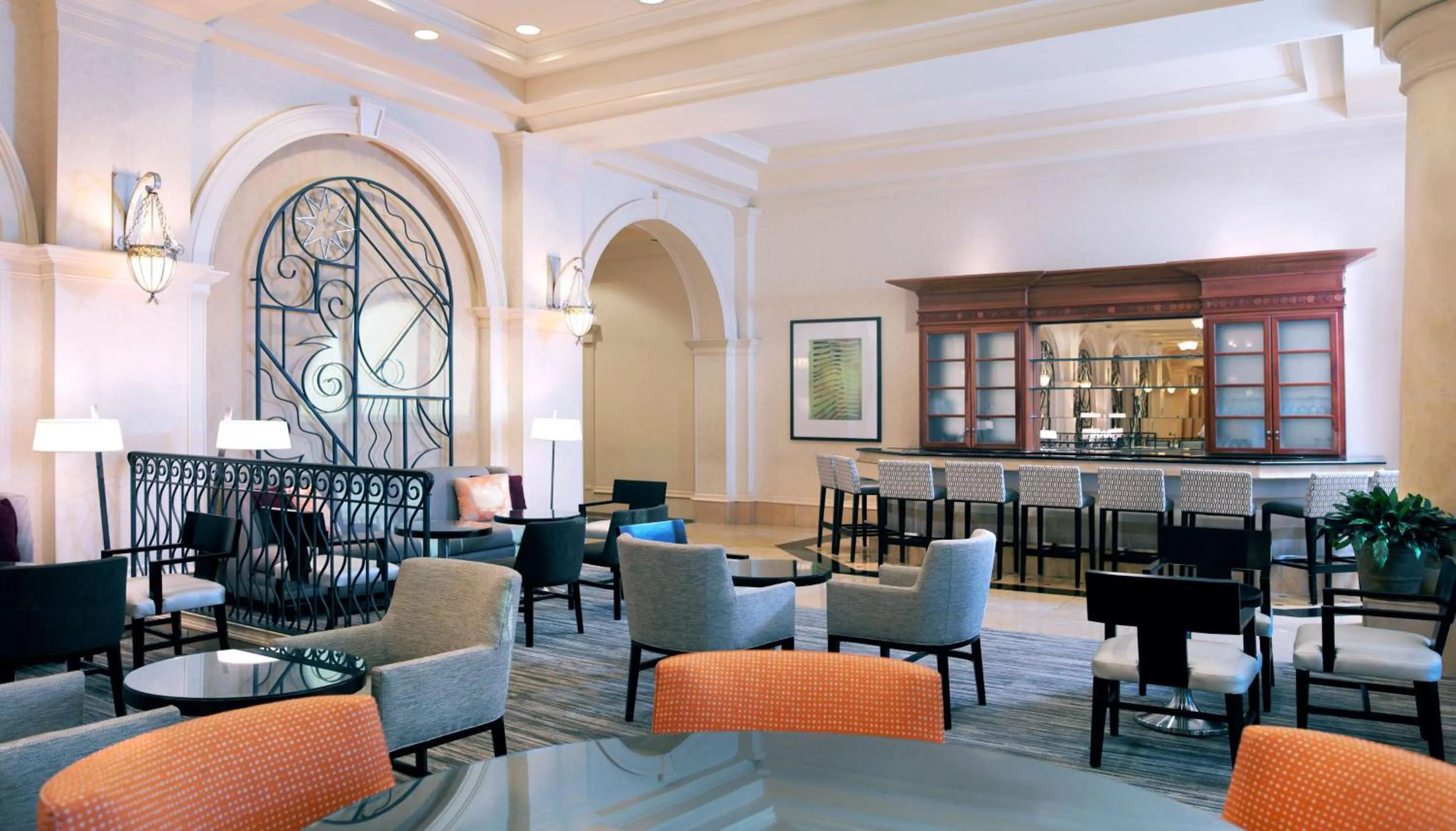 Lobby or reception in Hilton Naples