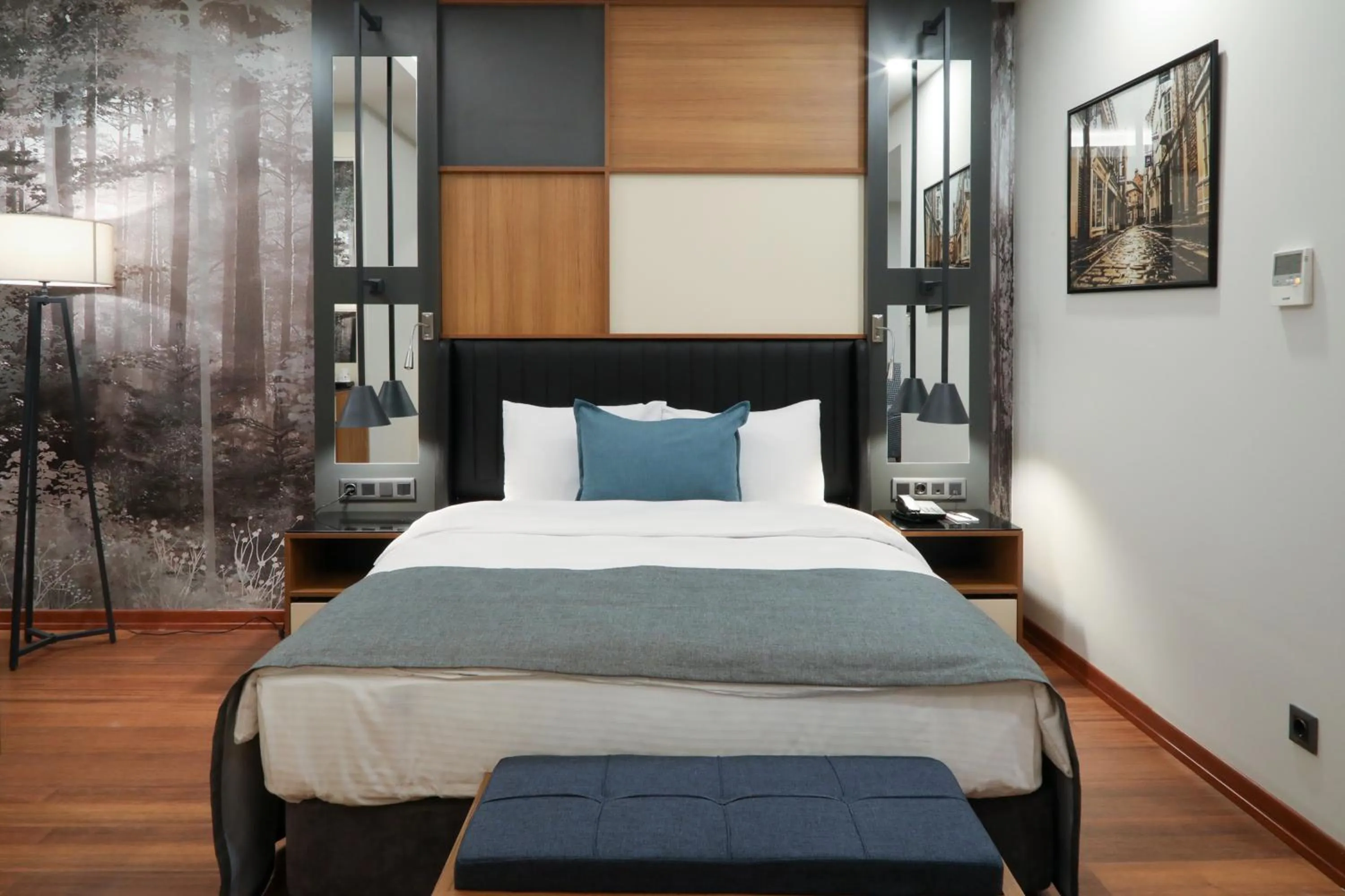 Bed in Expoist Hotel