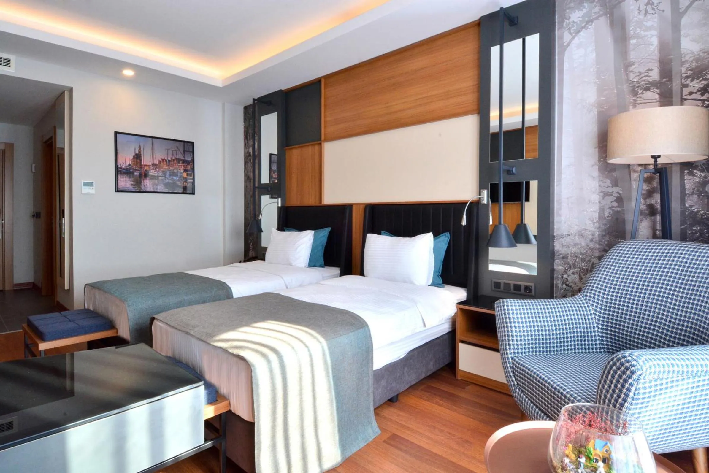 Bed in Expoist Hotel