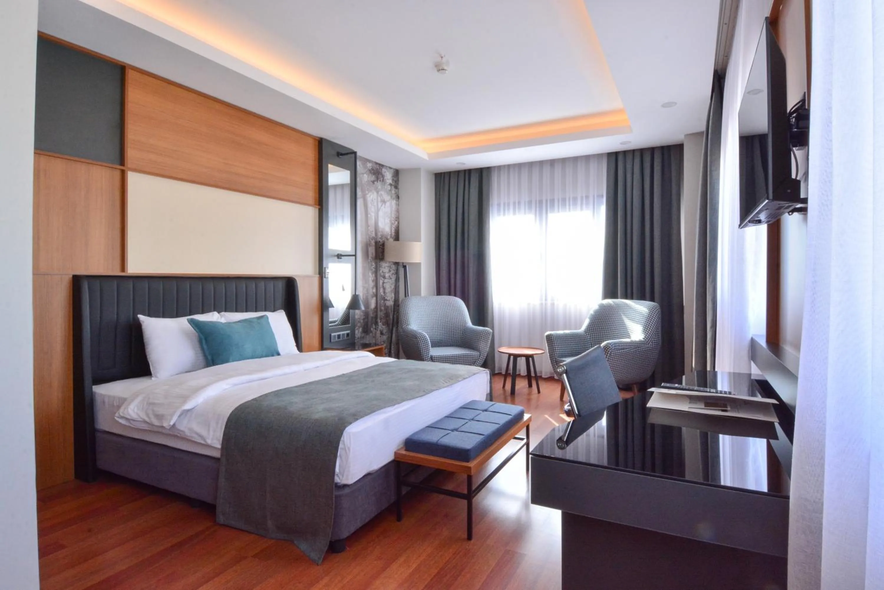 Bed in Expoist Hotel