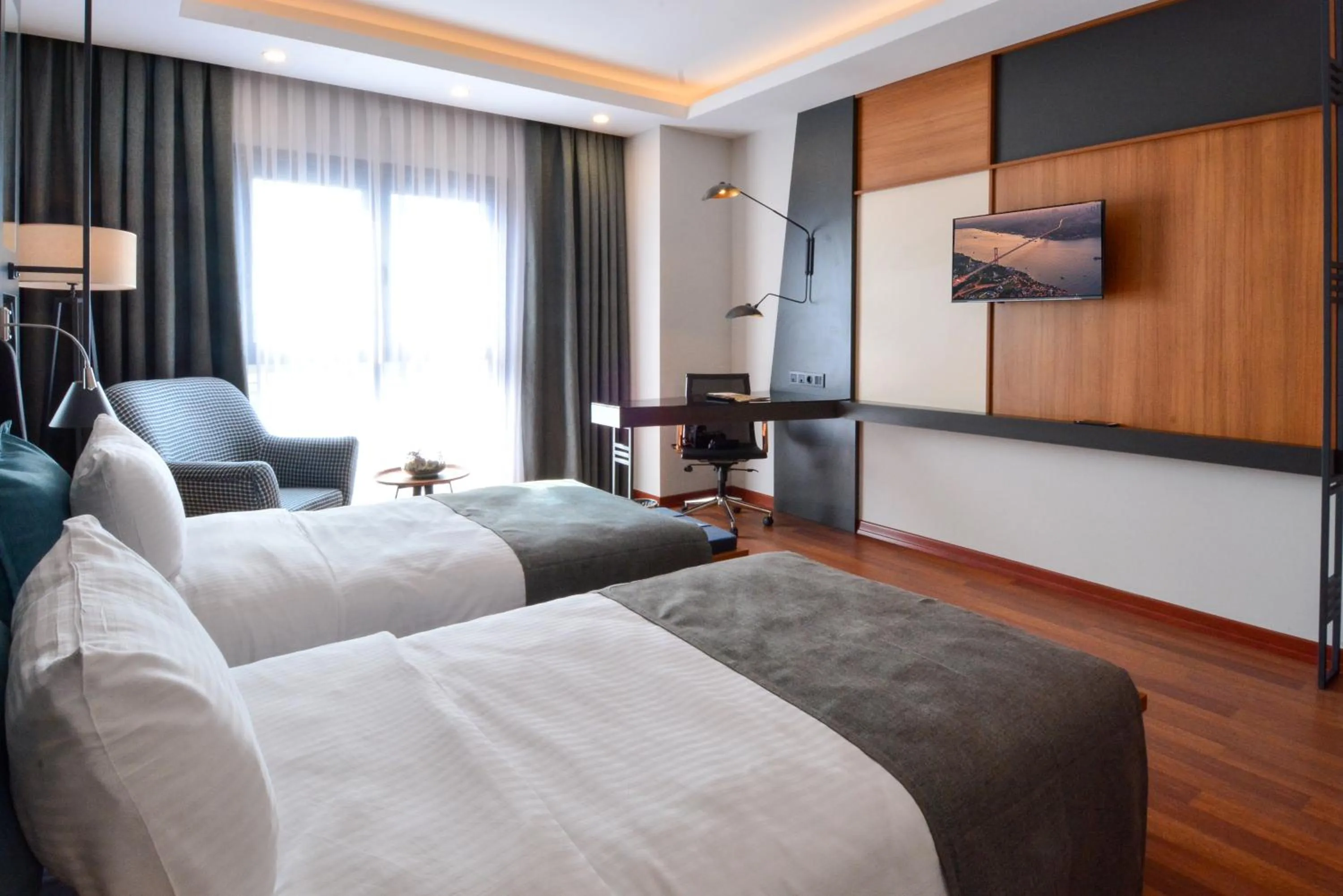 Bed in Expoist Hotel