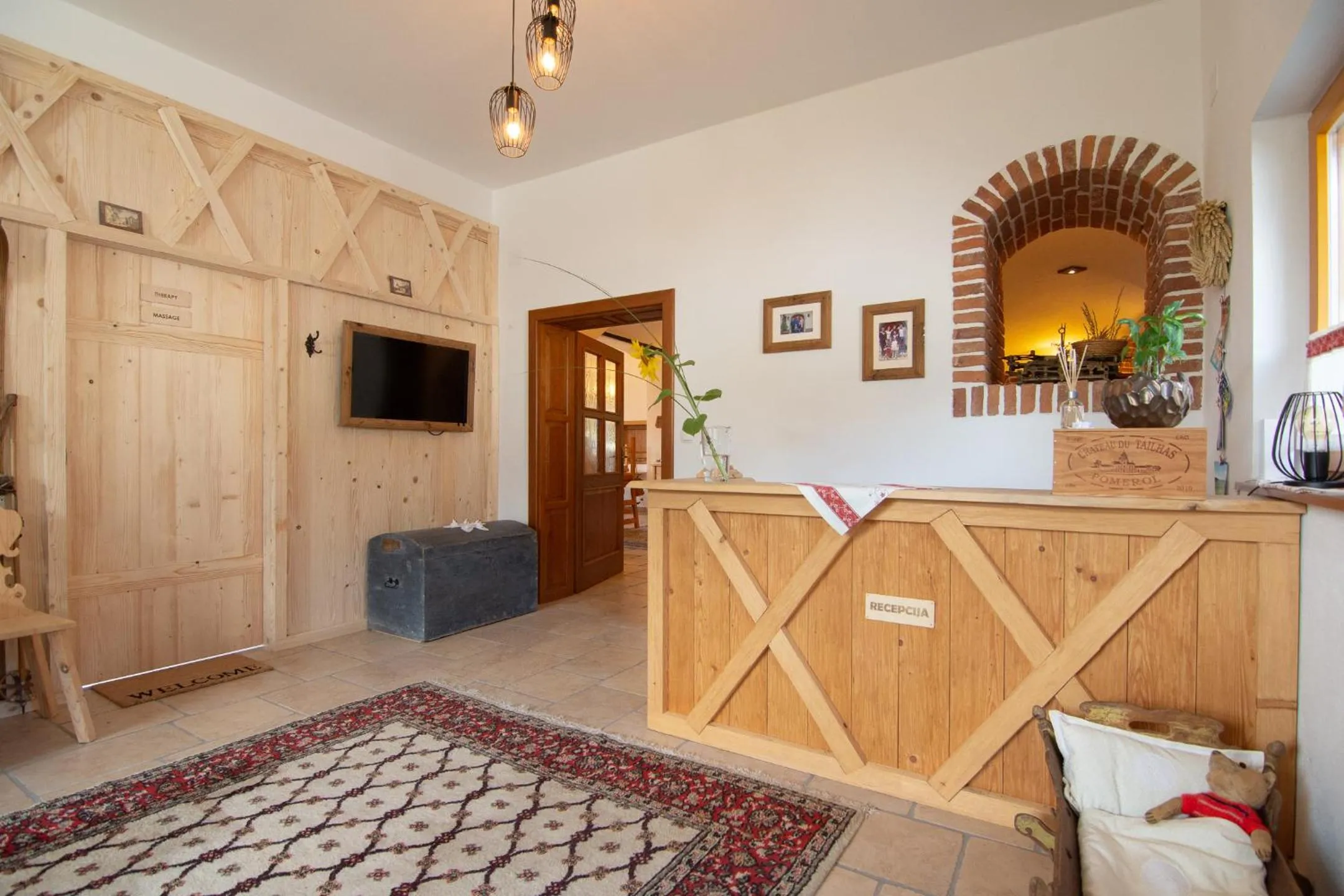Lobby or reception in Tourist Farm "Pri Biscu"