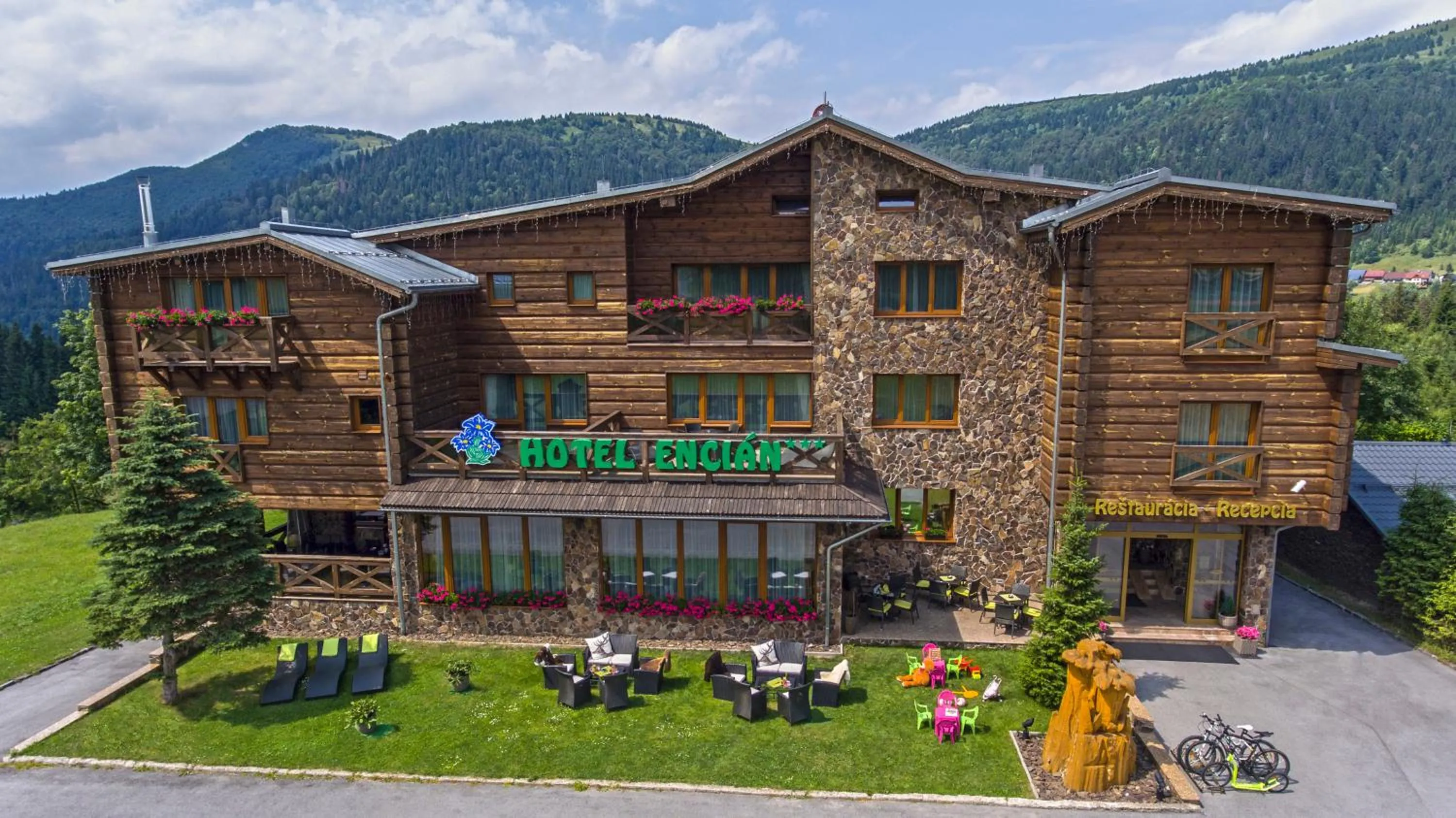 Property building in Wellness Hotel Encian Donovaly