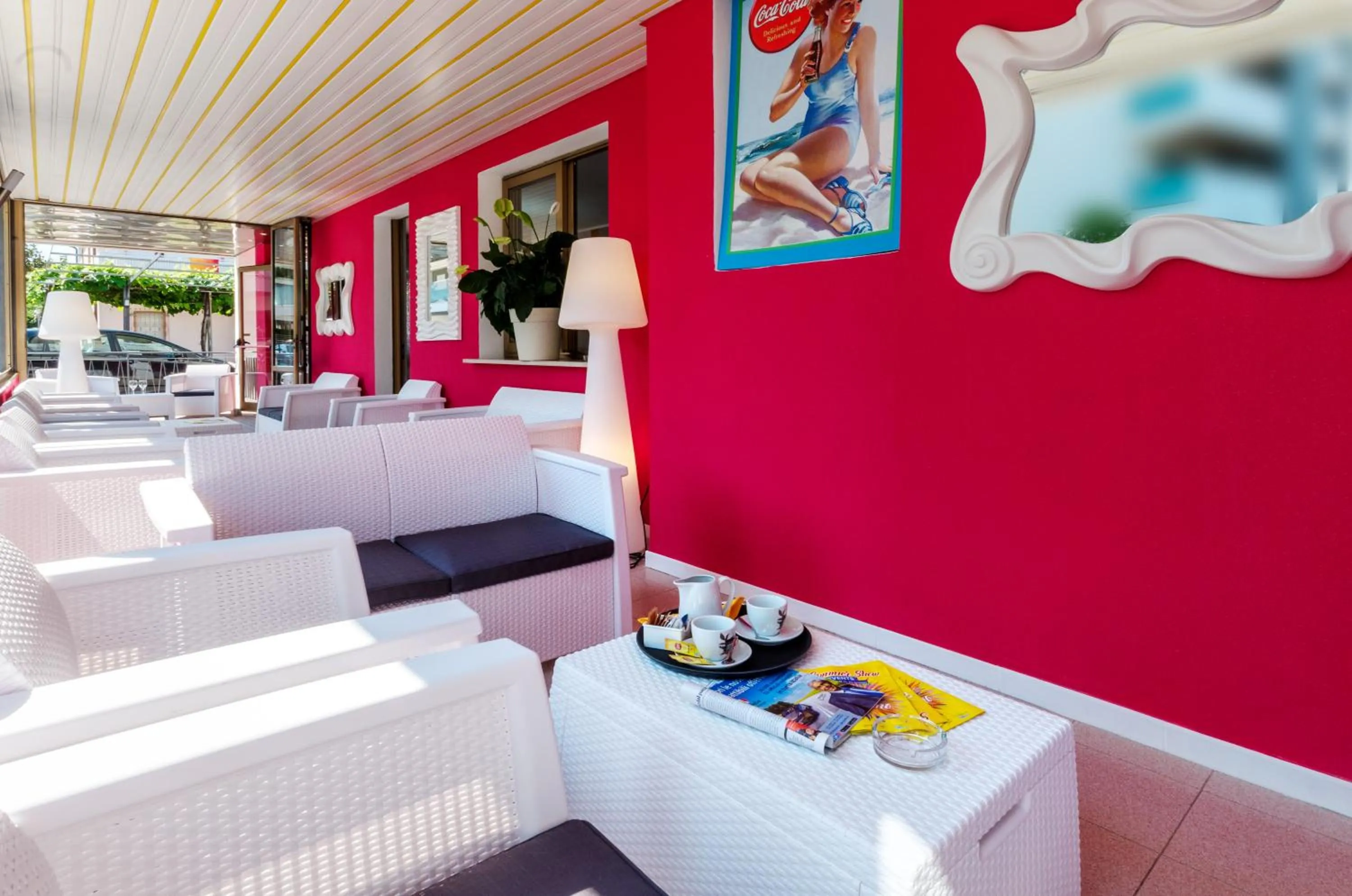 Communal lounge/ TV room in Hotel Romantik & Depandance