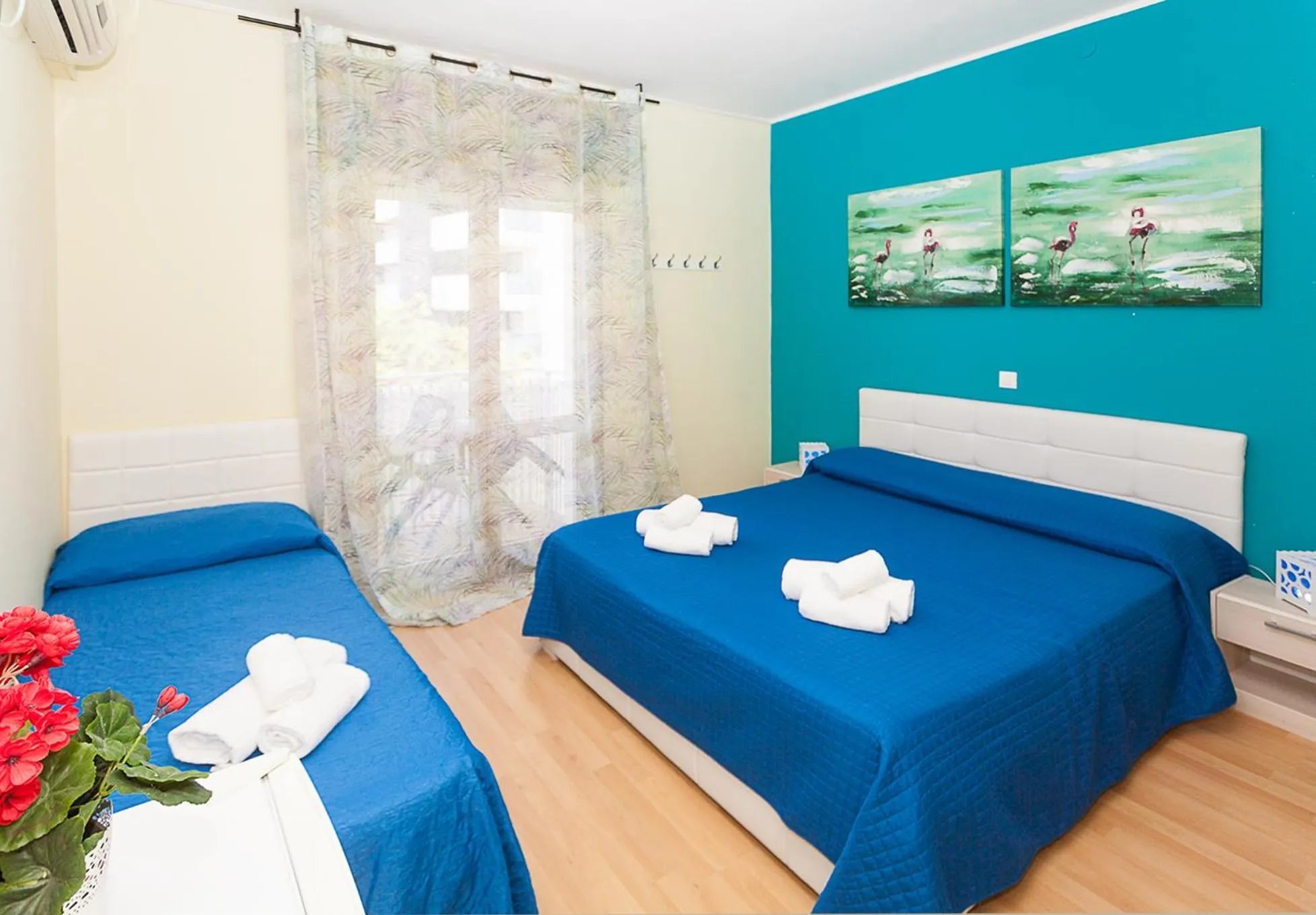 Bed in Hotel Romantik & Depandance