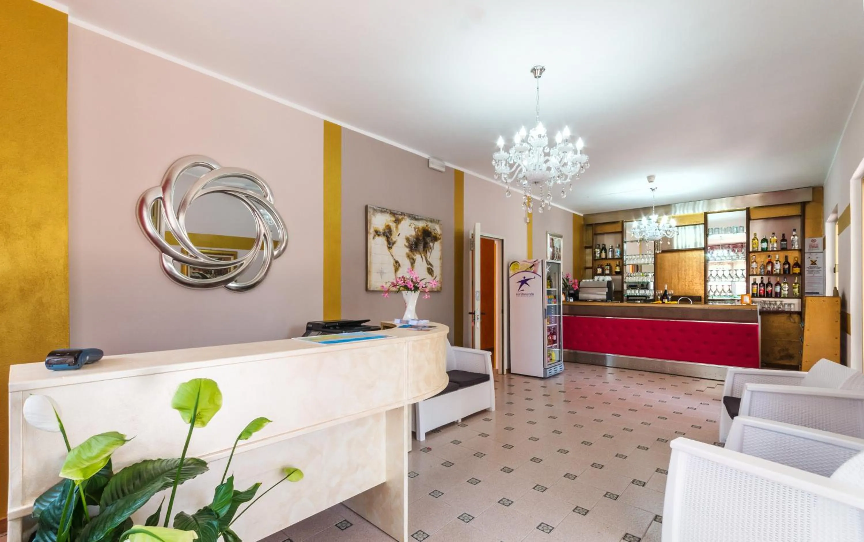 Lobby or reception in Hotel Romantik & Depandance