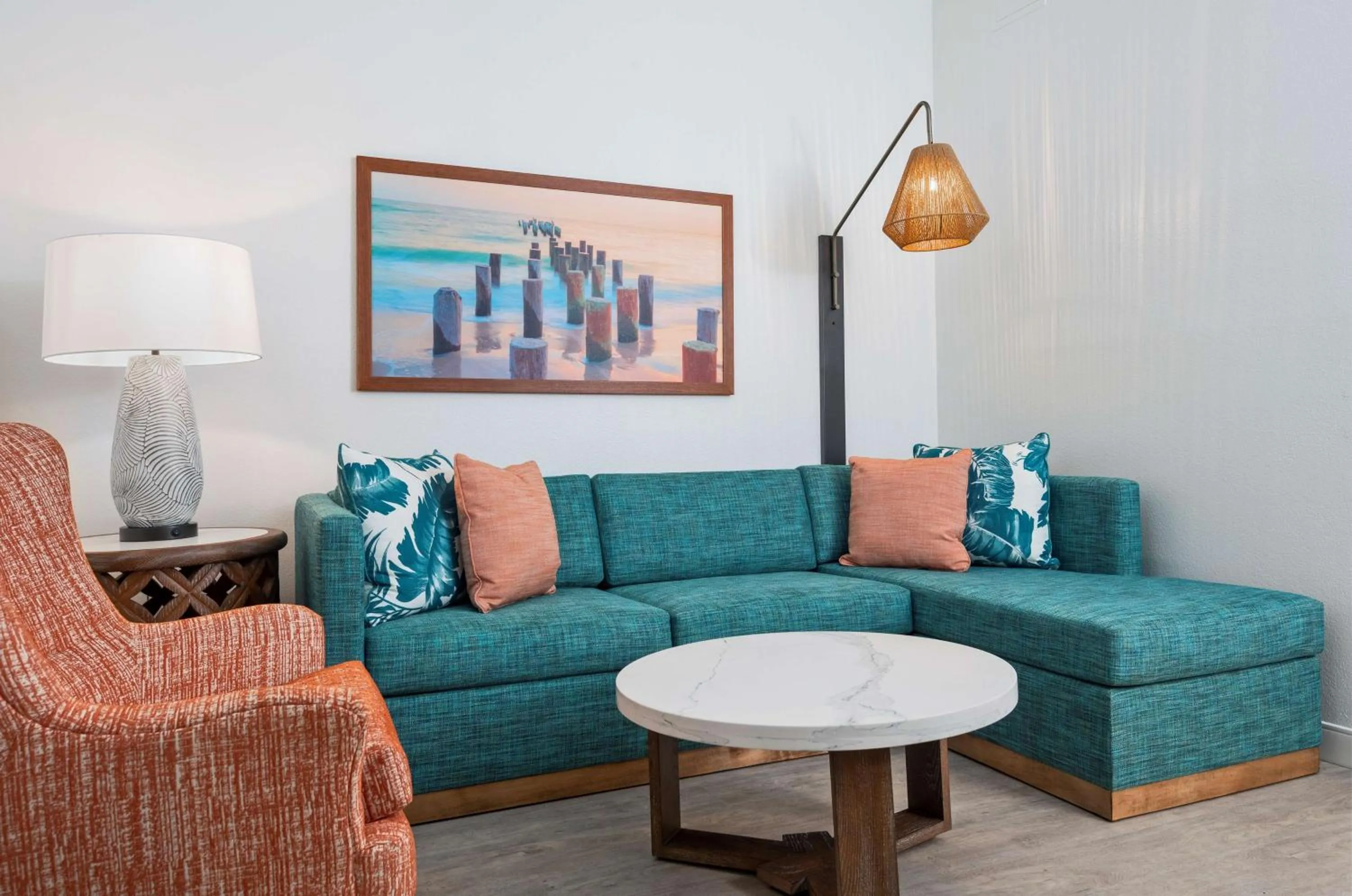 Living room in DoubleTree Suites by Hilton Naples