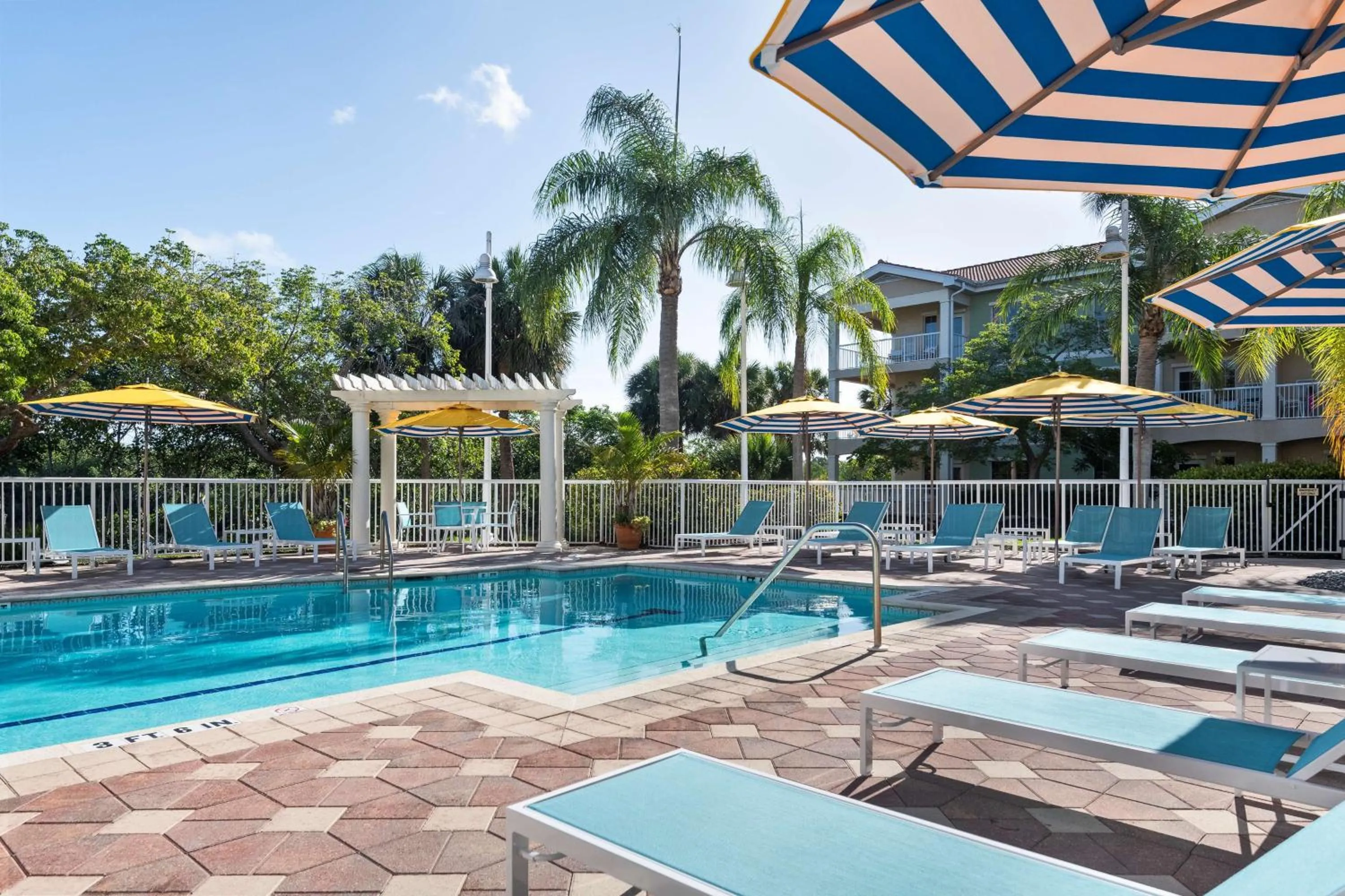 Pool view in DoubleTree Suites by Hilton Naples