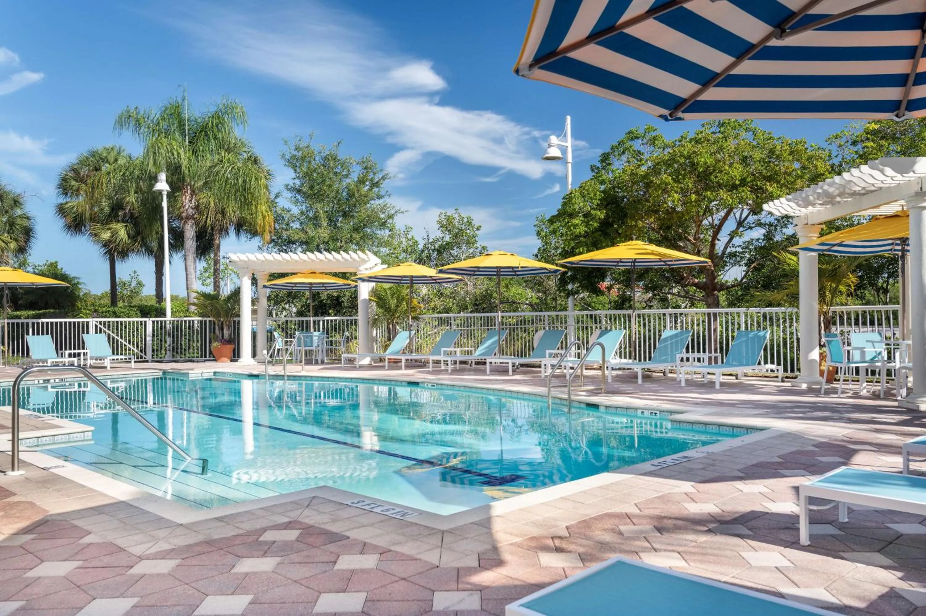 Pool view in DoubleTree Suites by Hilton Naples