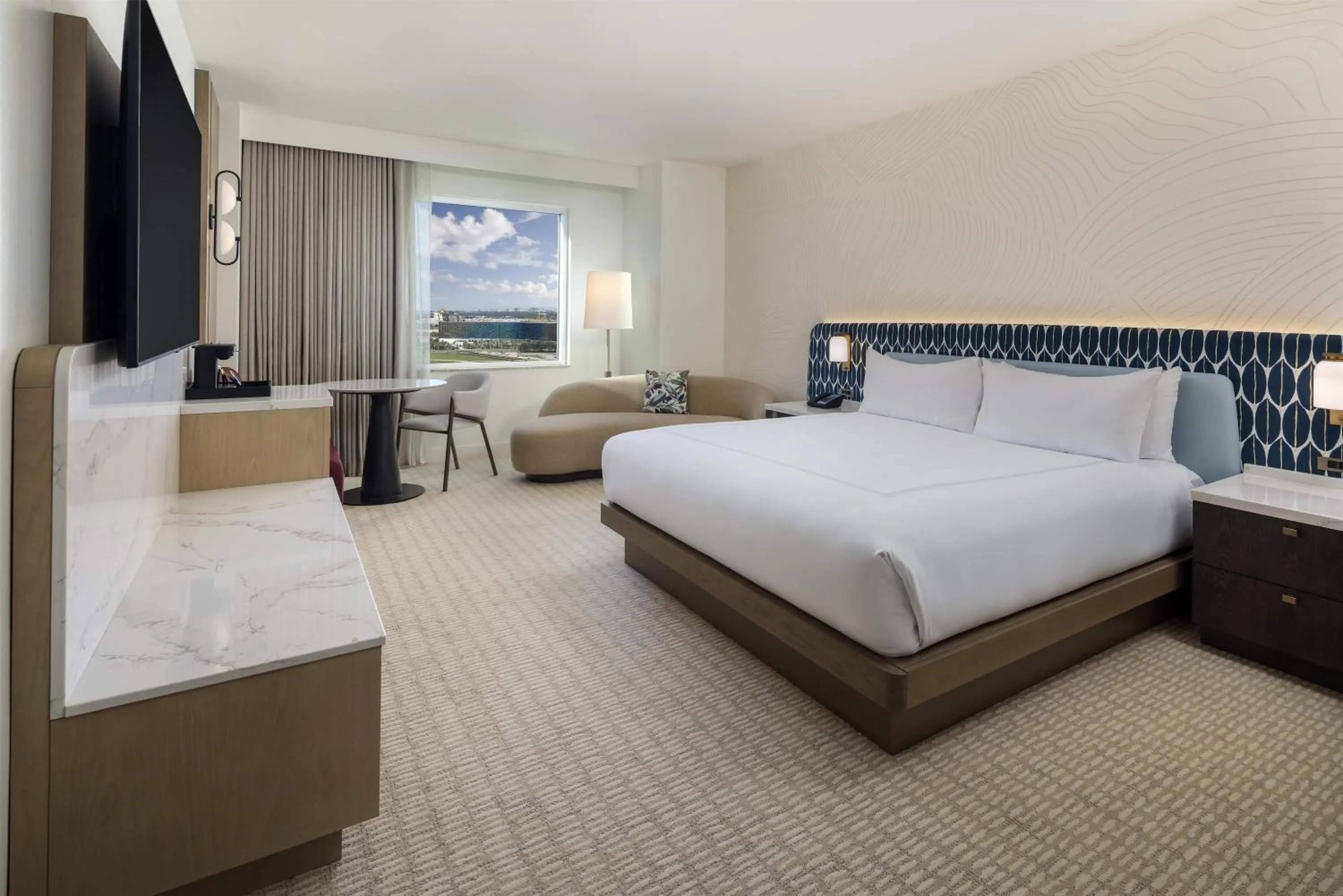 Bed in Hilton Orlando