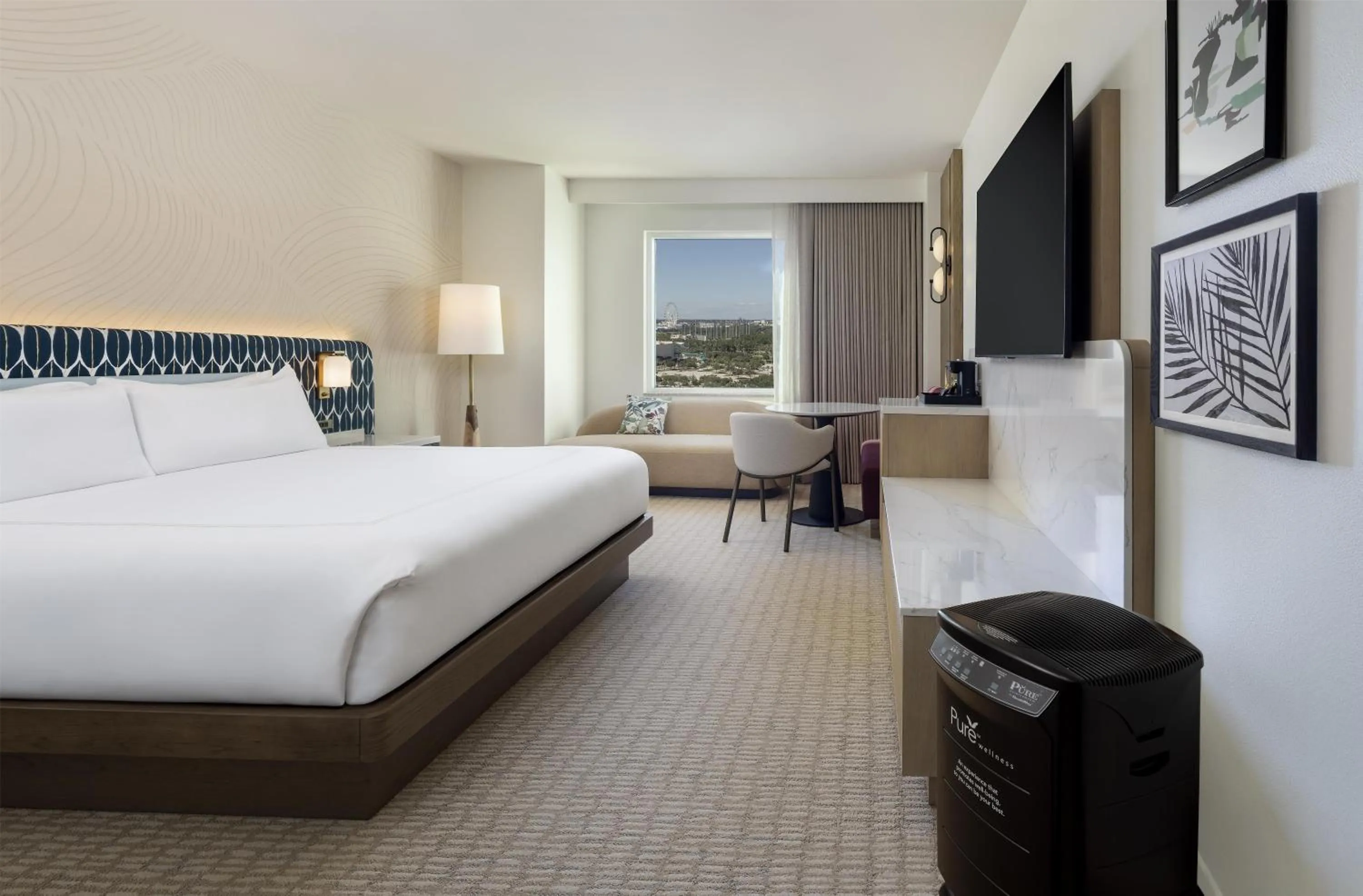 Bed in Hilton Orlando