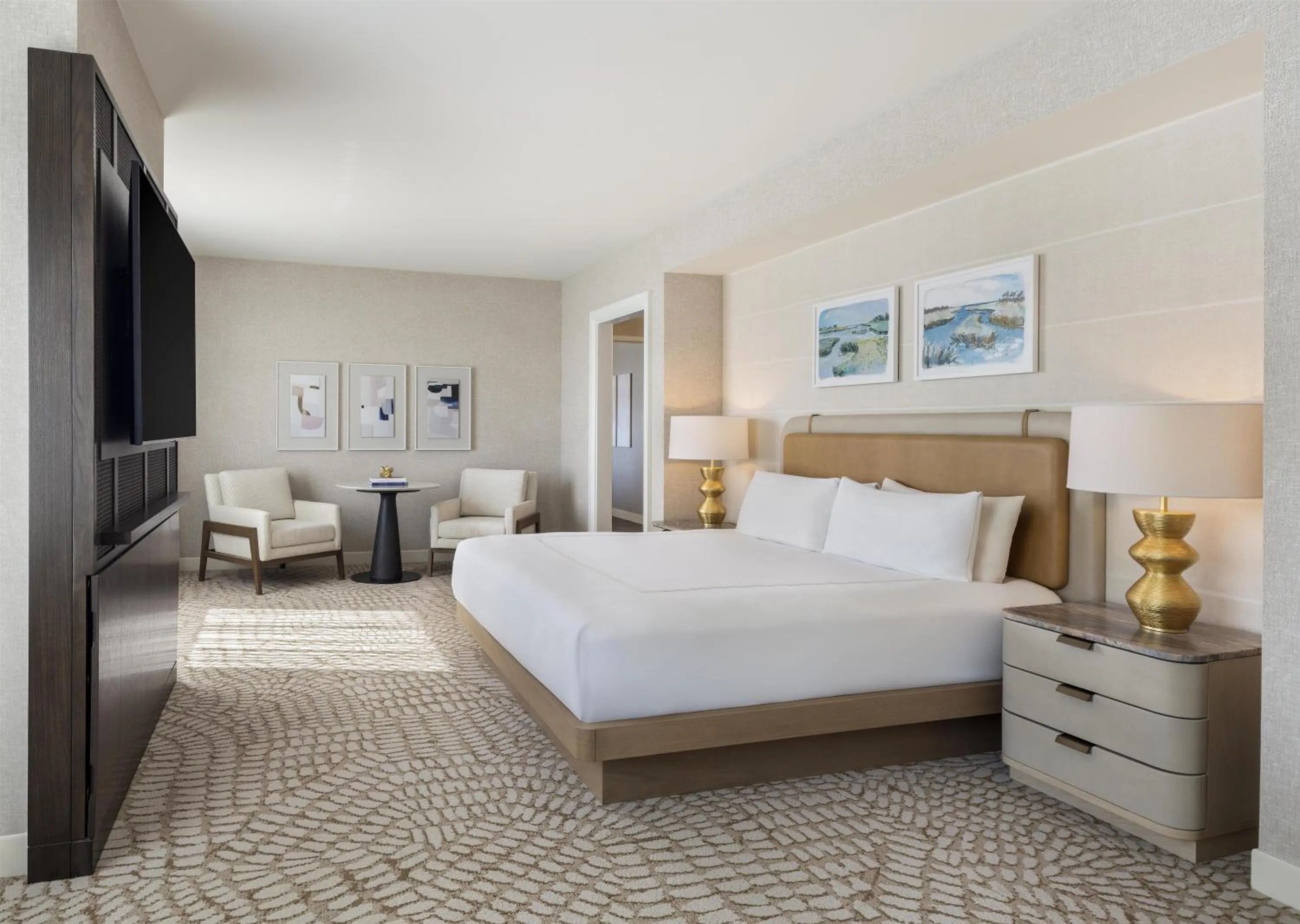 Bed in Hilton Orlando