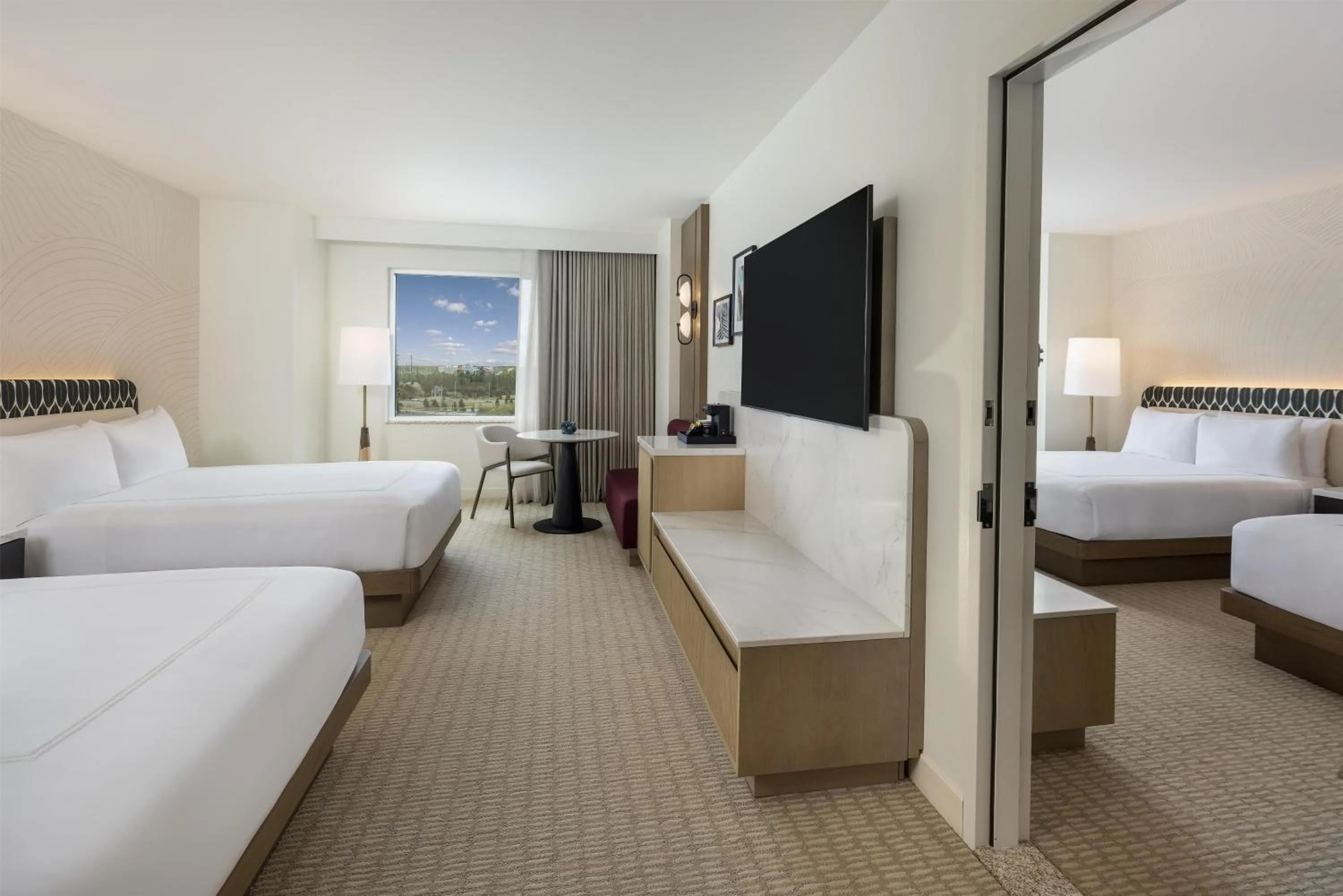 Bed in Hilton Orlando