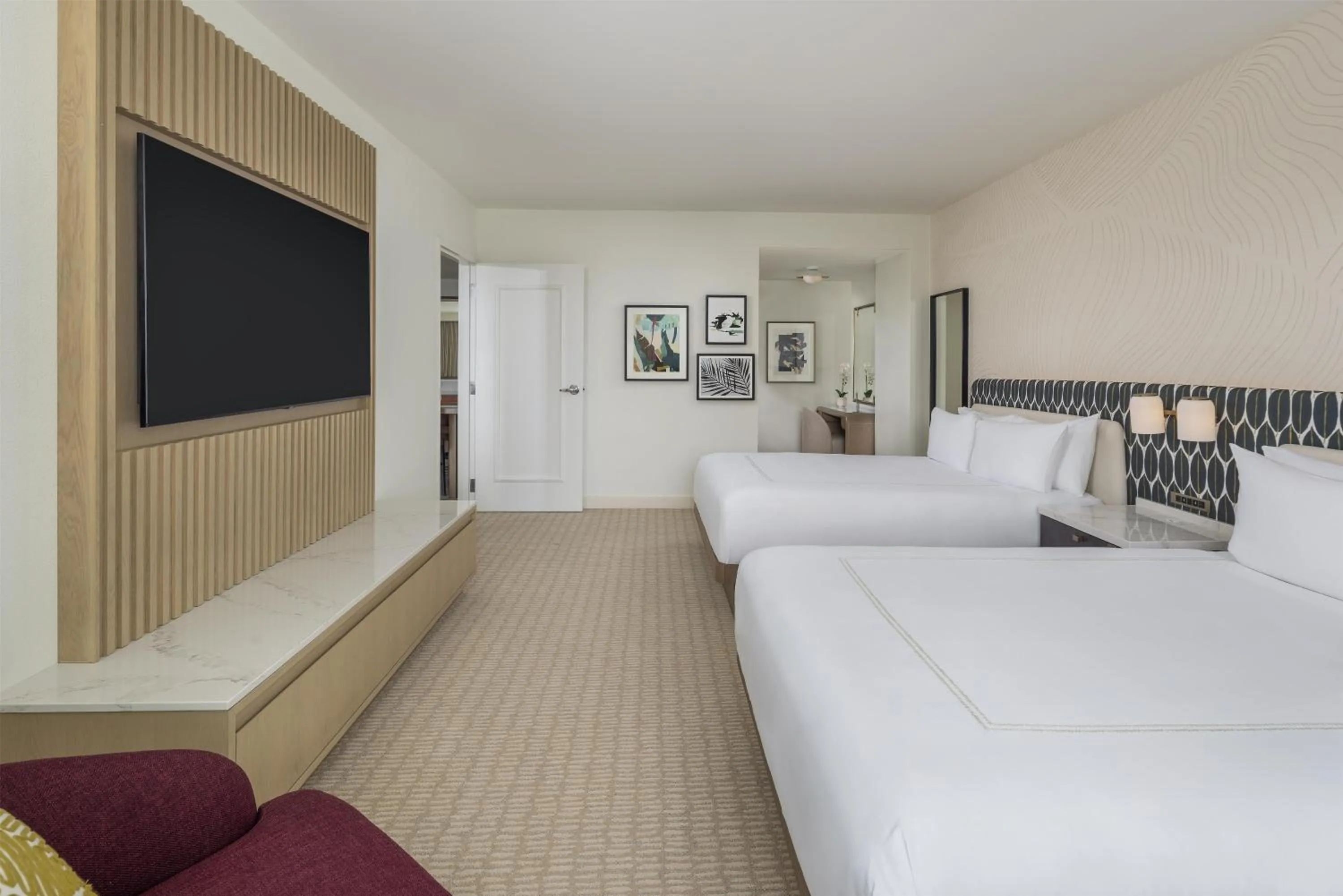 Bed in Hilton Orlando