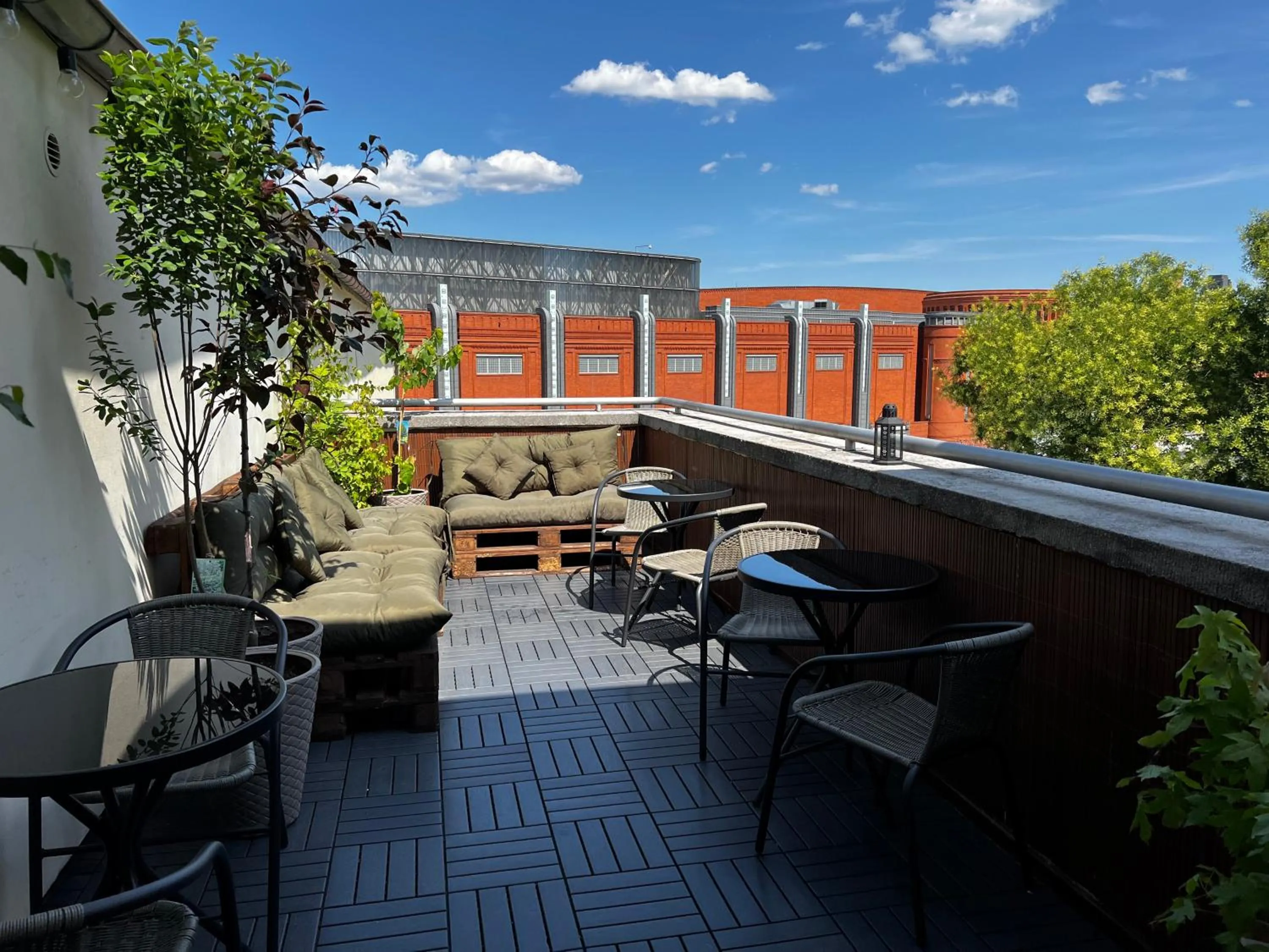 Balcony/Terrace in Hotel Traffic Poznań Stare Miasto
