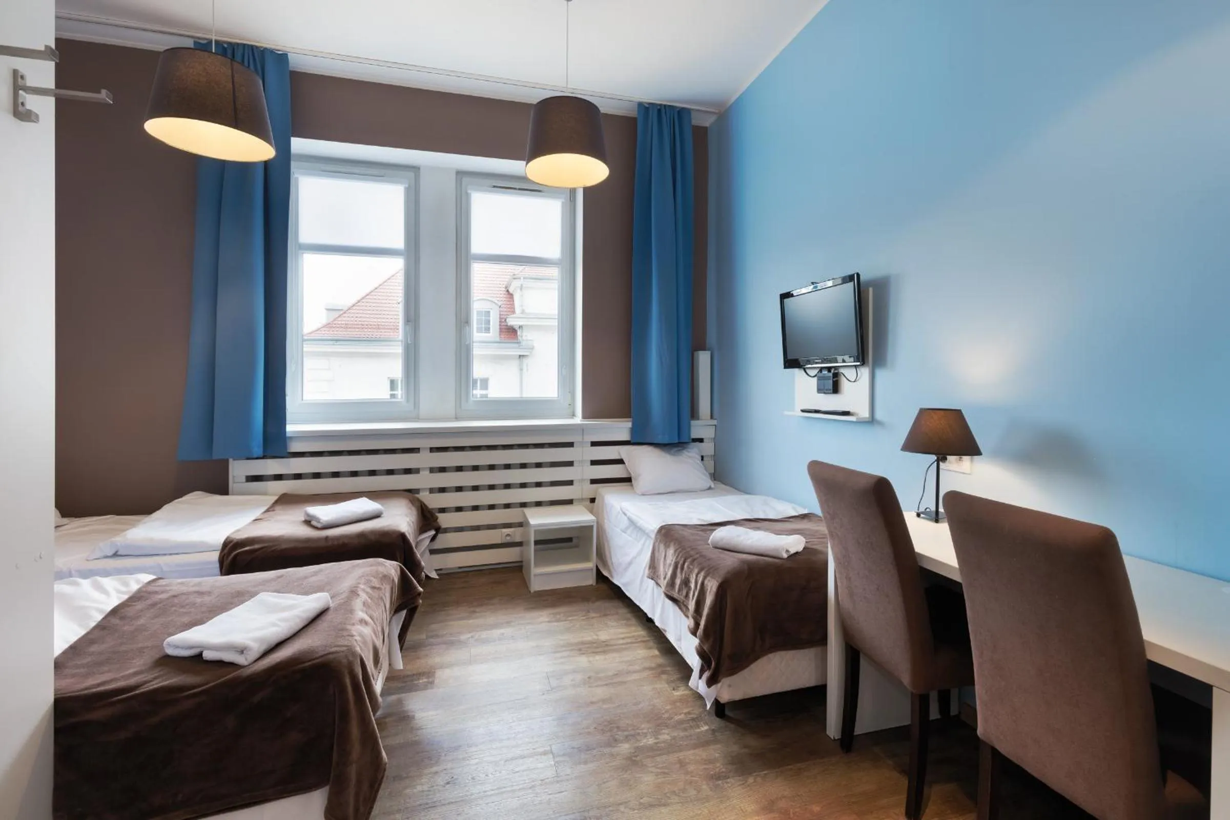 Photo of the whole room, Bed in Hotel Traffic Poznań Stare Miasto