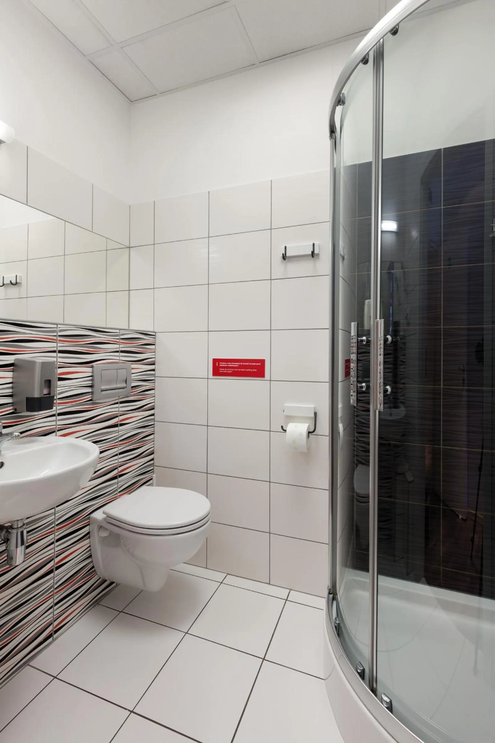 Bathroom in Hotel Traffic Poznań Stare Miasto