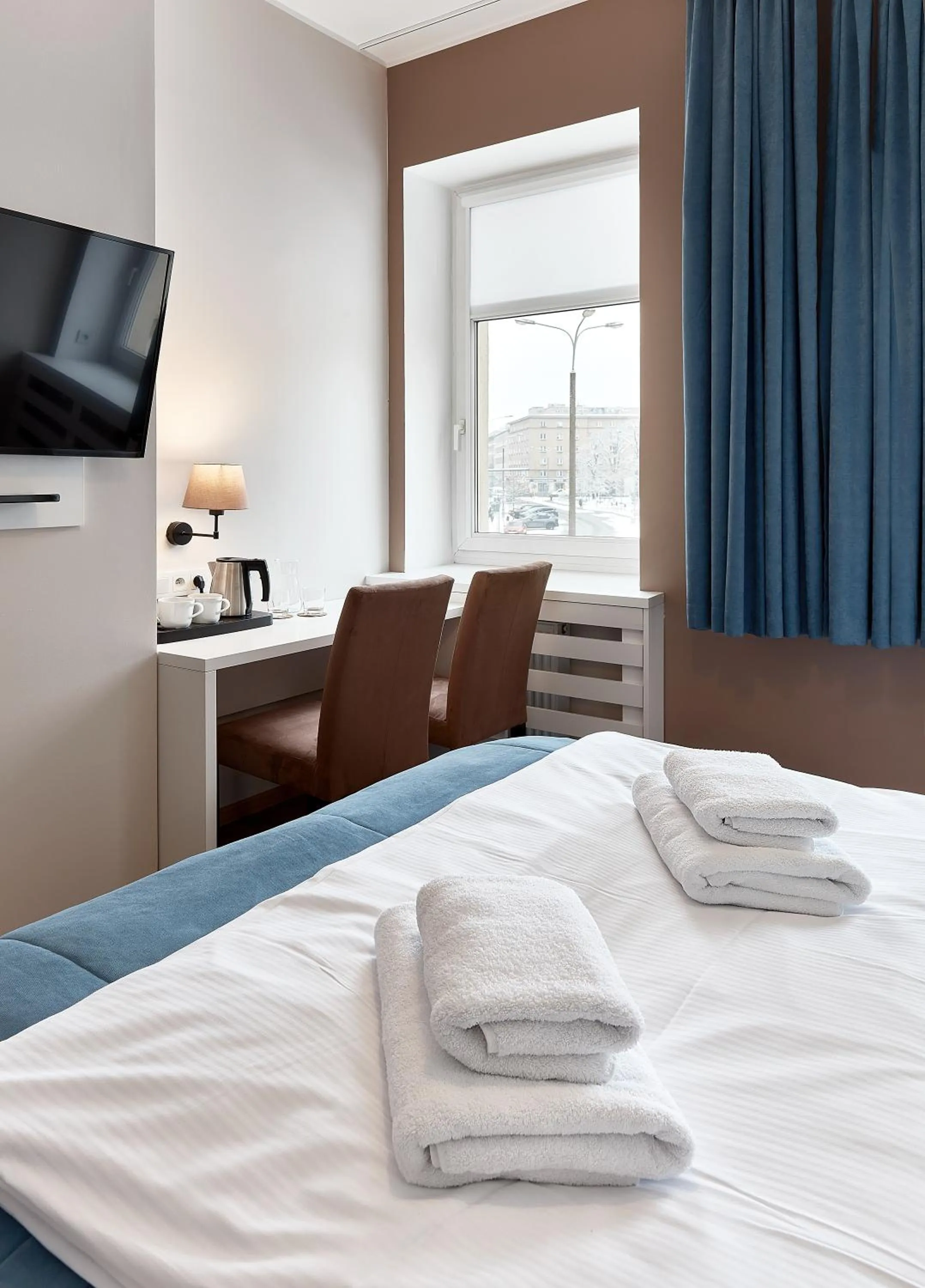 Photo of the whole room, Bed in Hotel Traffic Poznań Stare Miasto