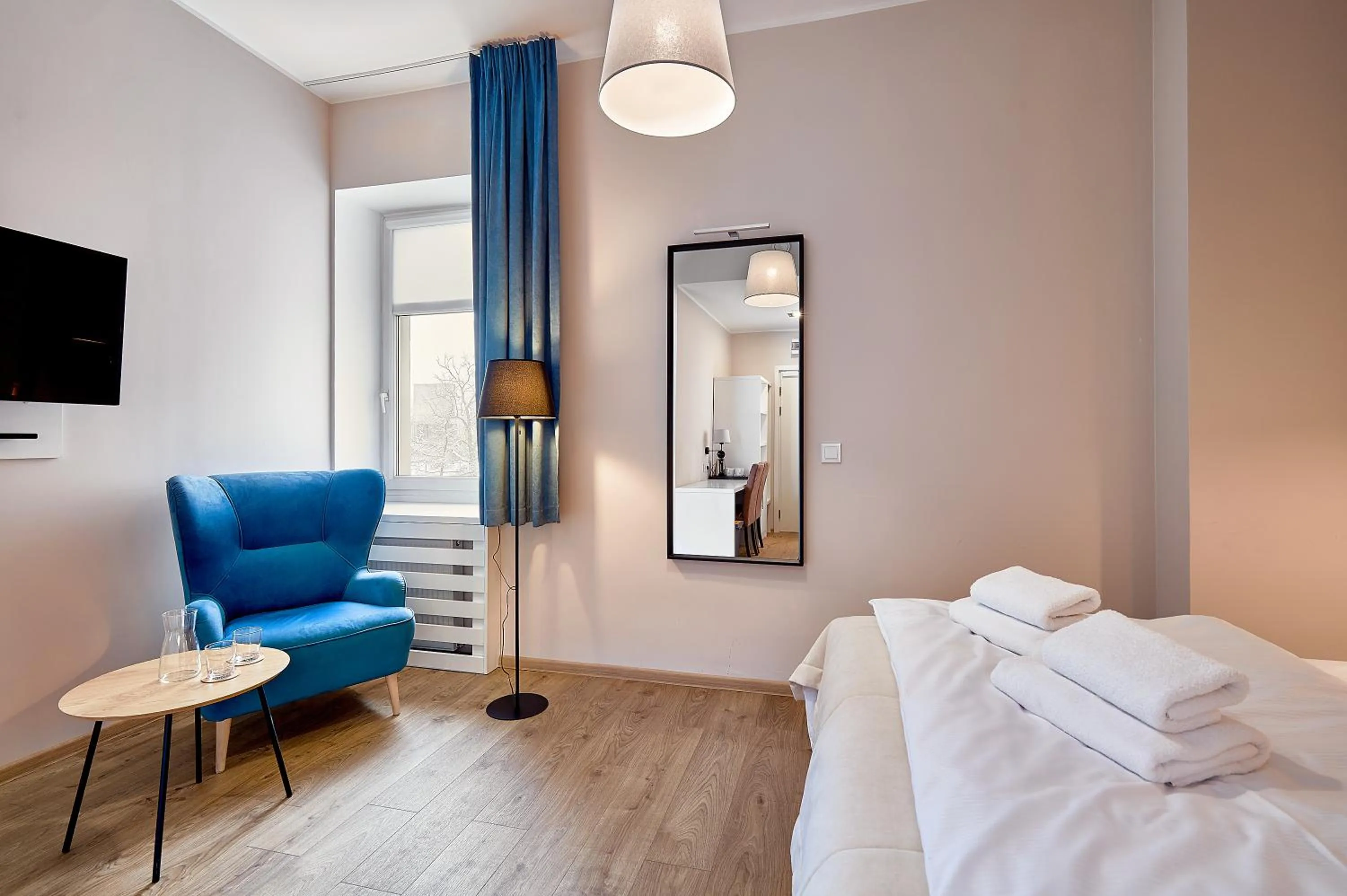 Photo of the whole room, Bed in Hotel Traffic Poznań Stare Miasto