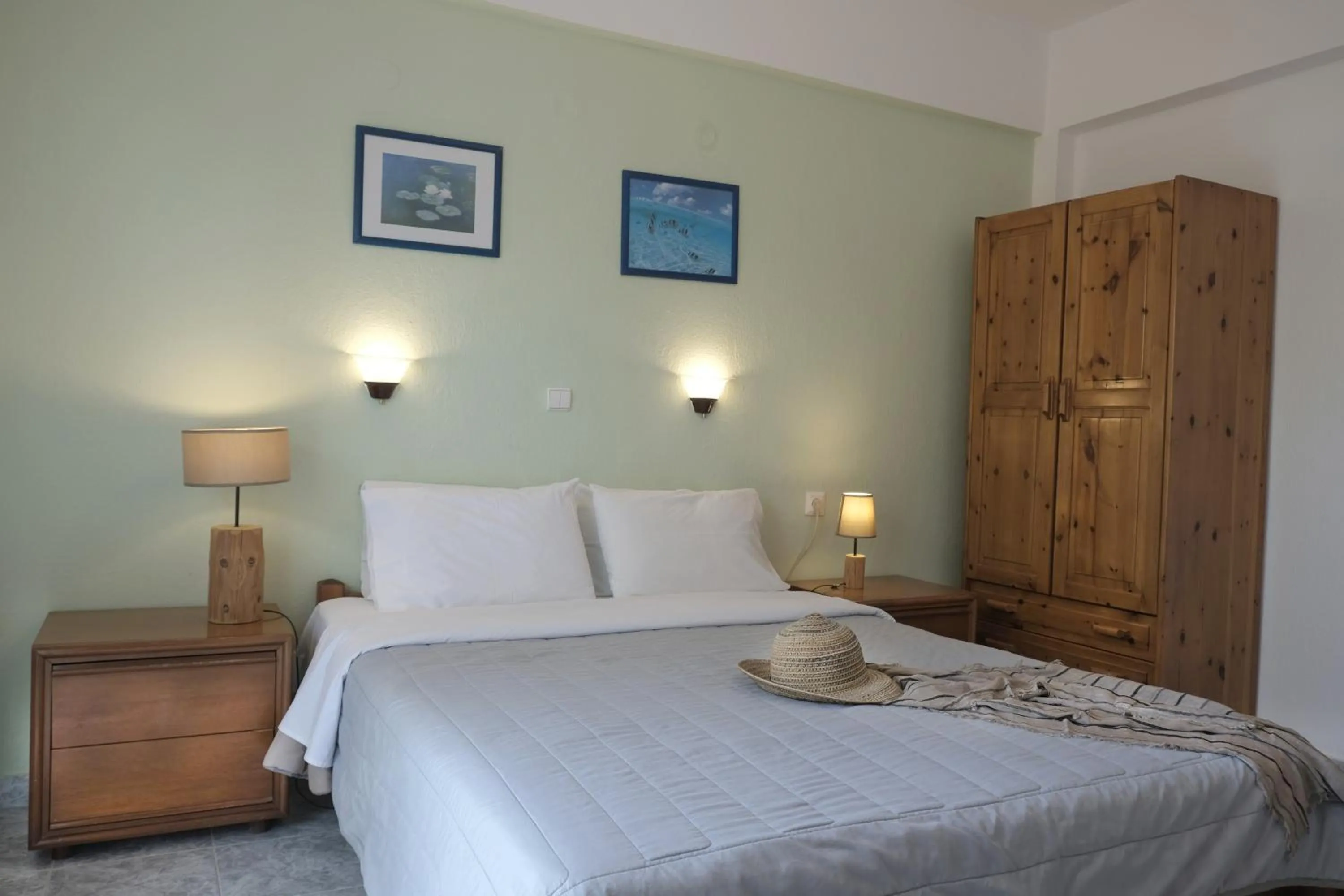 Bed in Aphrodite Studios