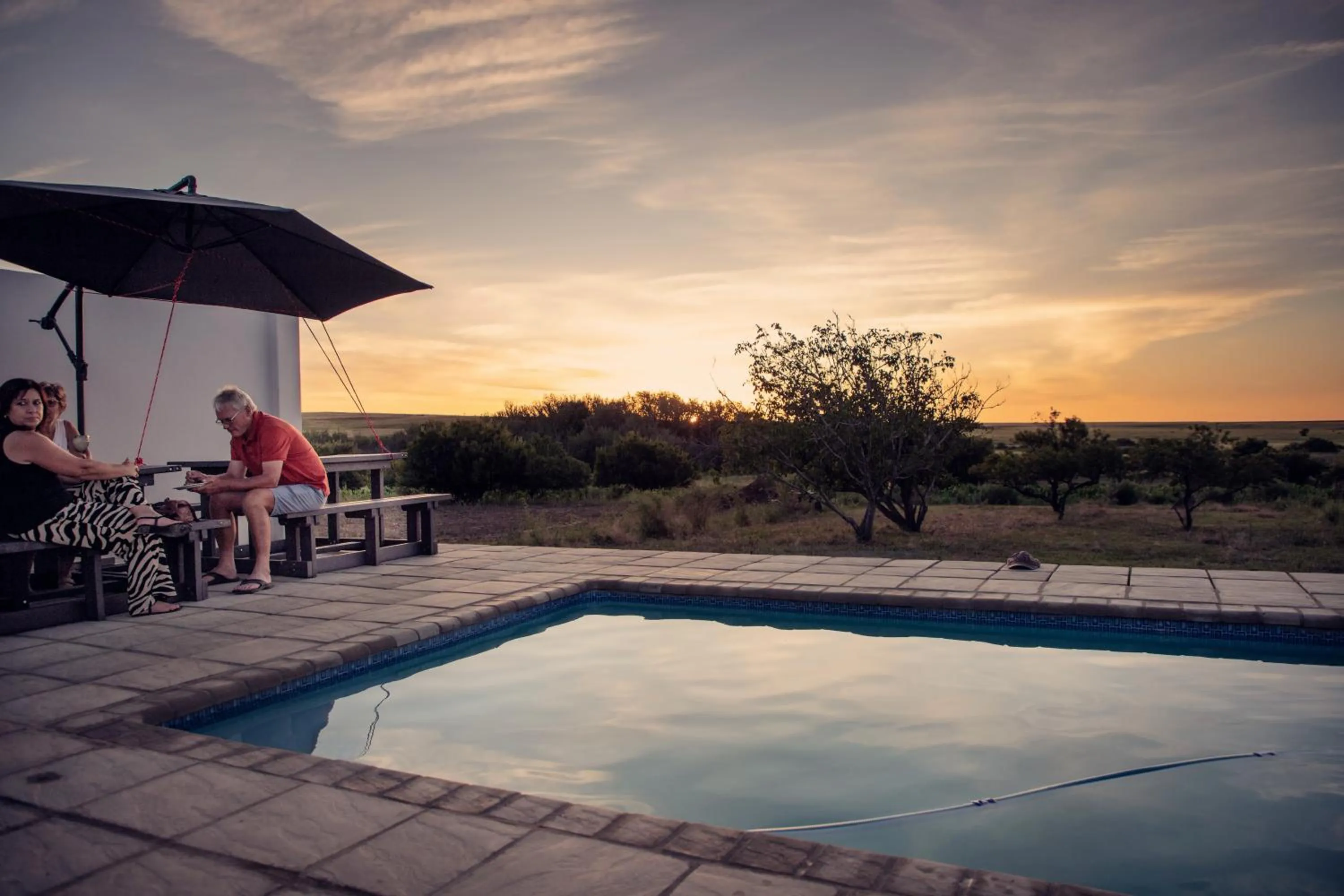 Swimming pool in Donsveertjie Gasteplaas & Venue