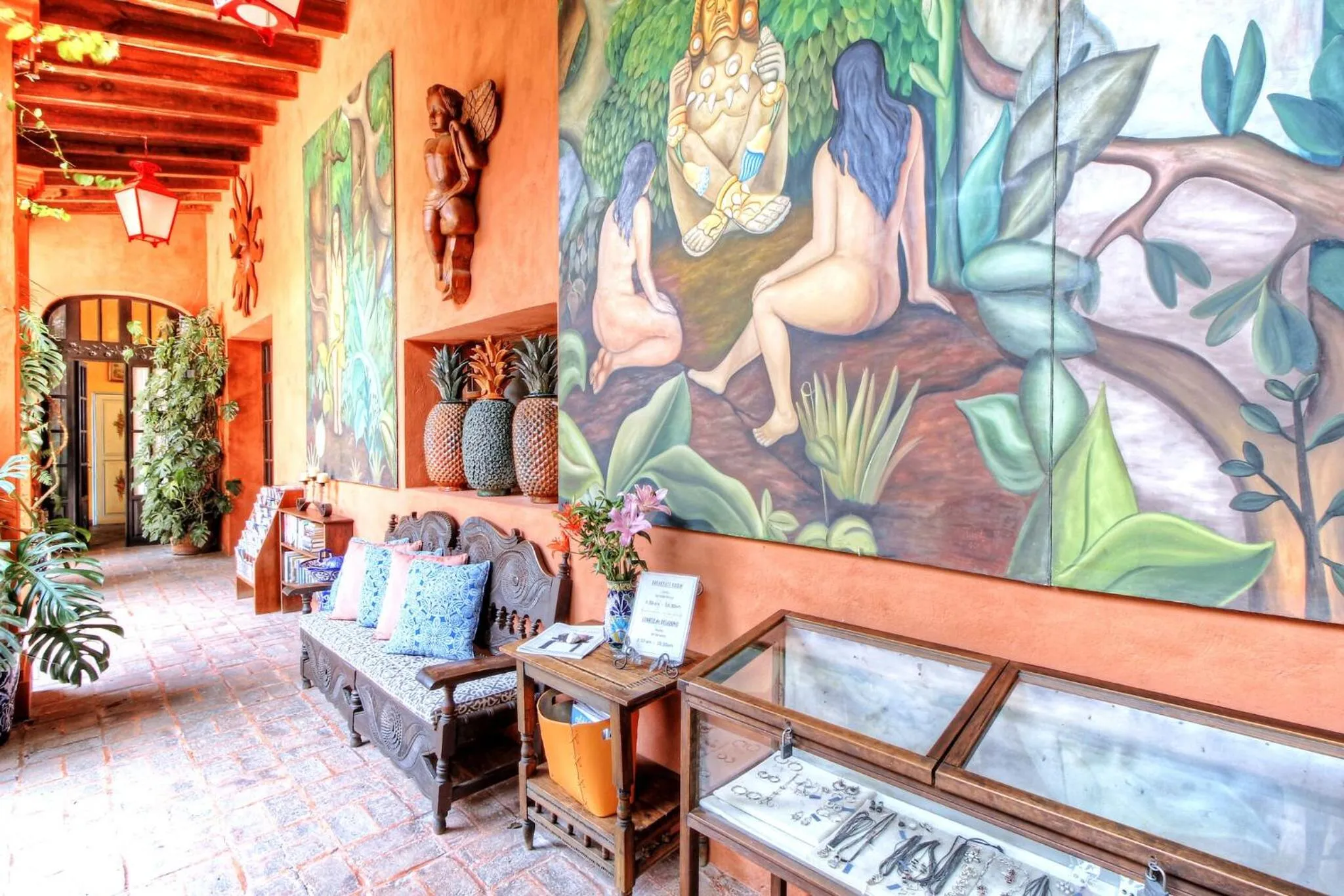 Seating area in Casa Schuck Boutique Hotel