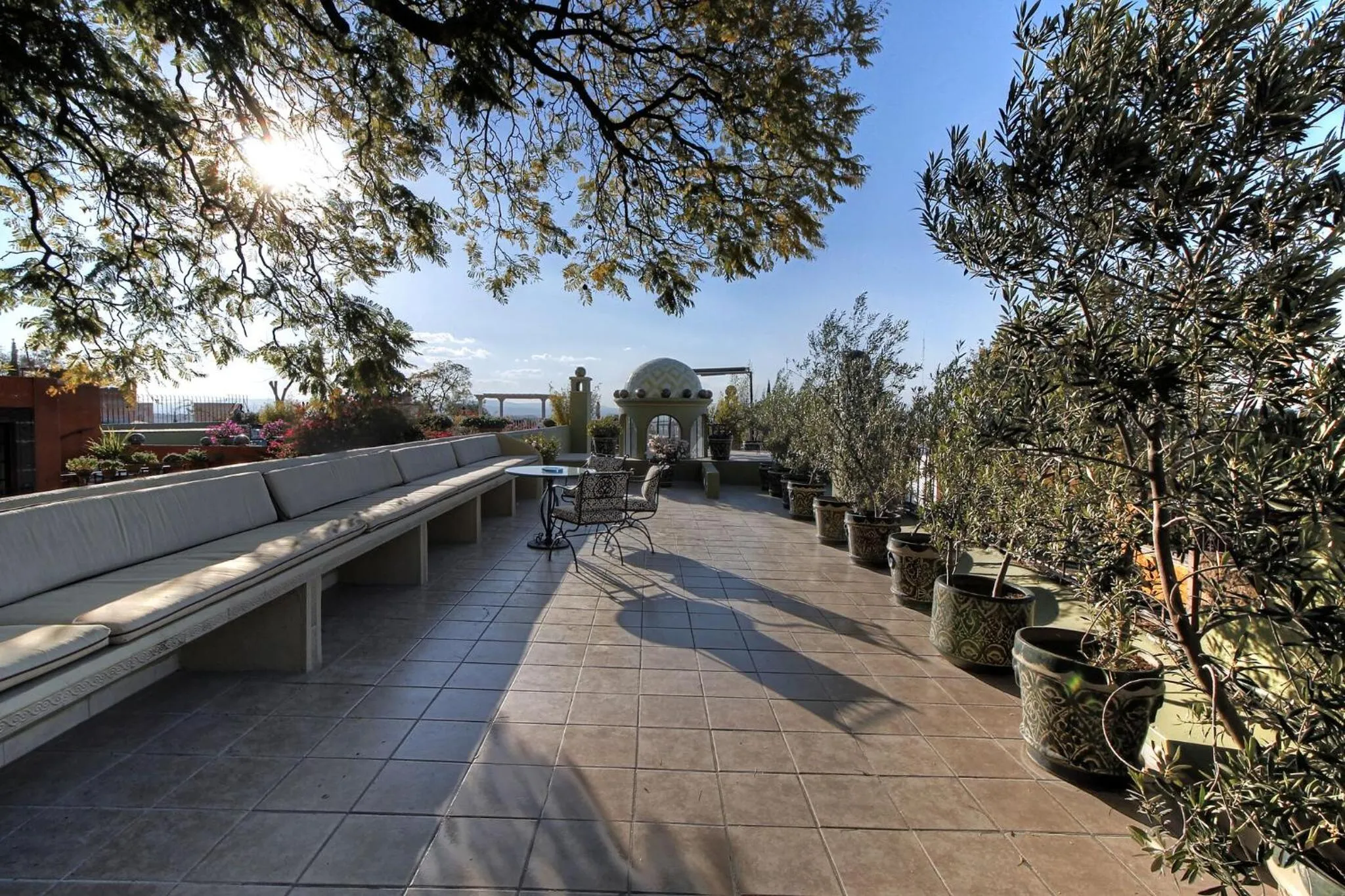 Sunrise in Casa Schuck Boutique Hotel