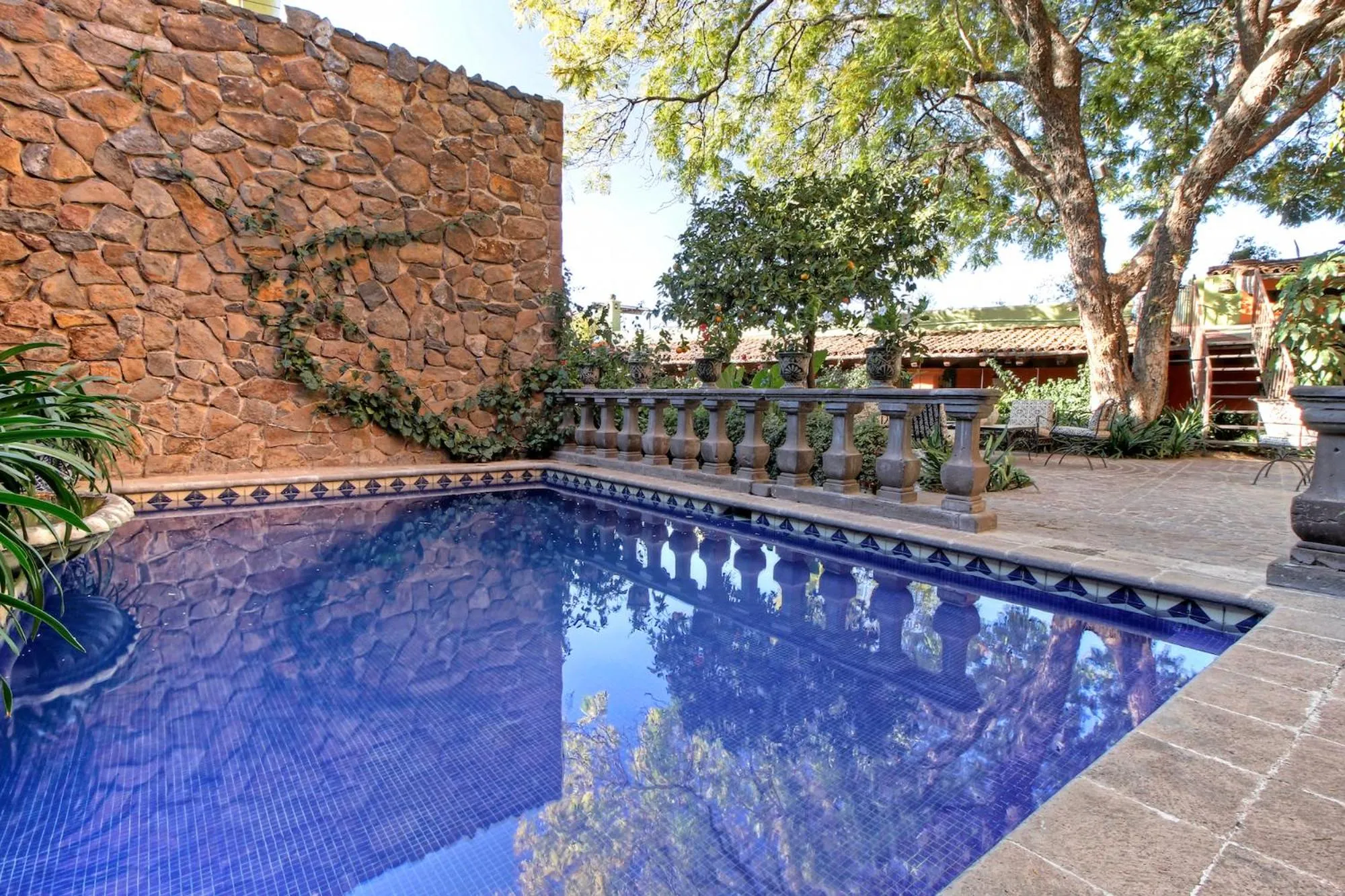 Swimming pool in Casa Schuck Boutique Hotel