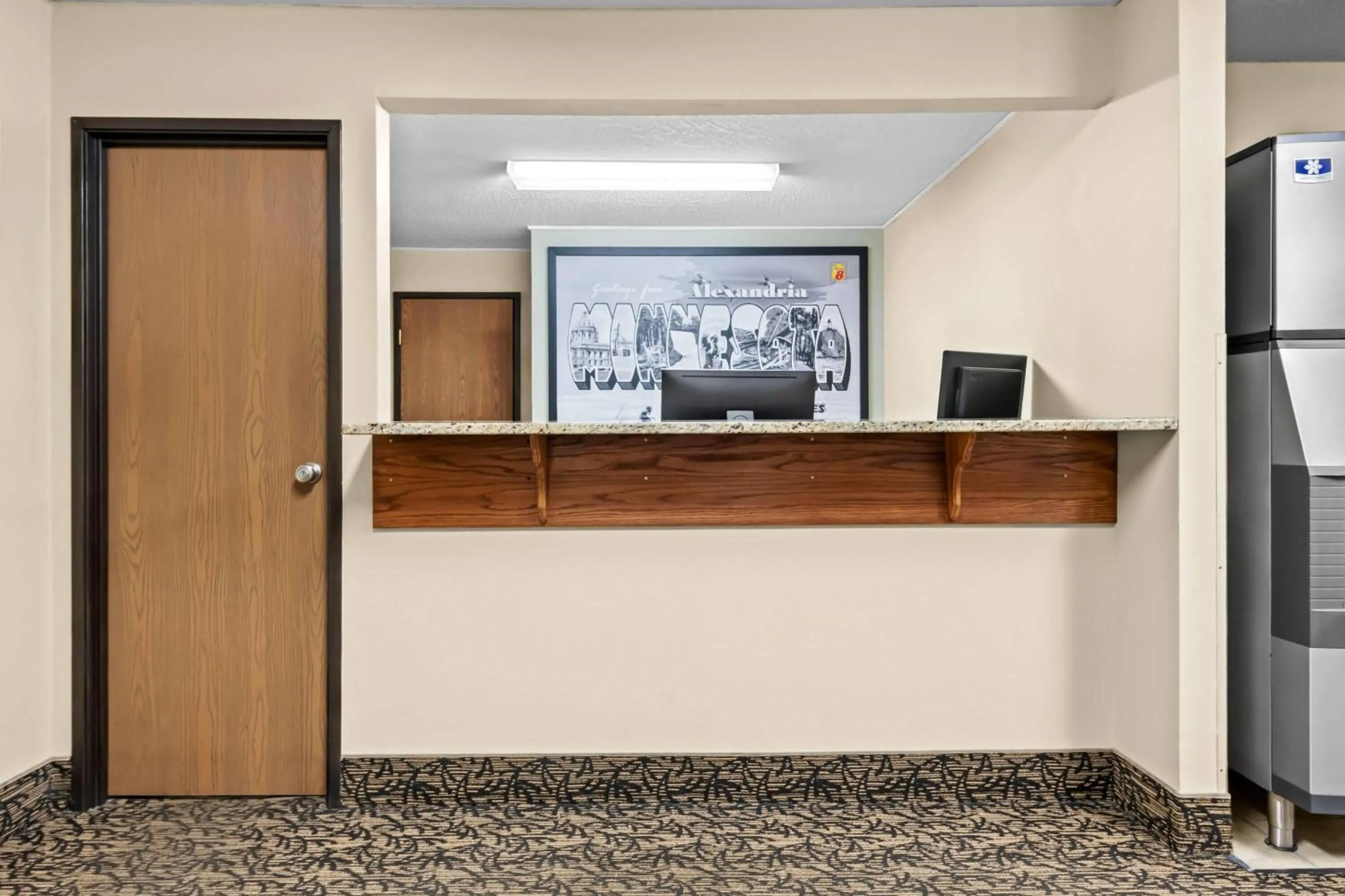 Lobby or reception in Super 8 by Wyndham Alexandria MN