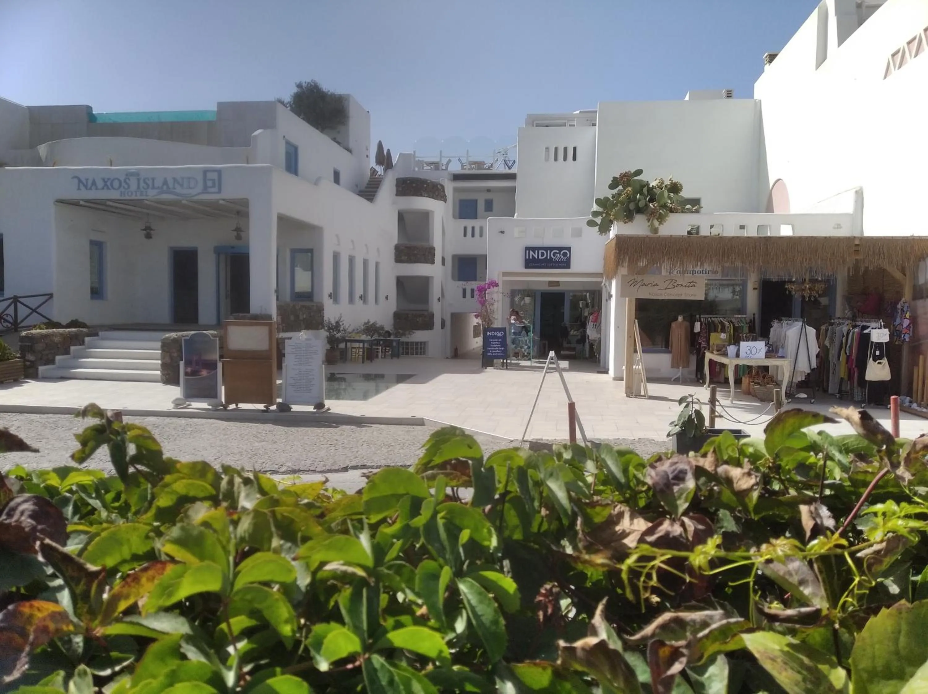 Property building in Naxos Island Hotel