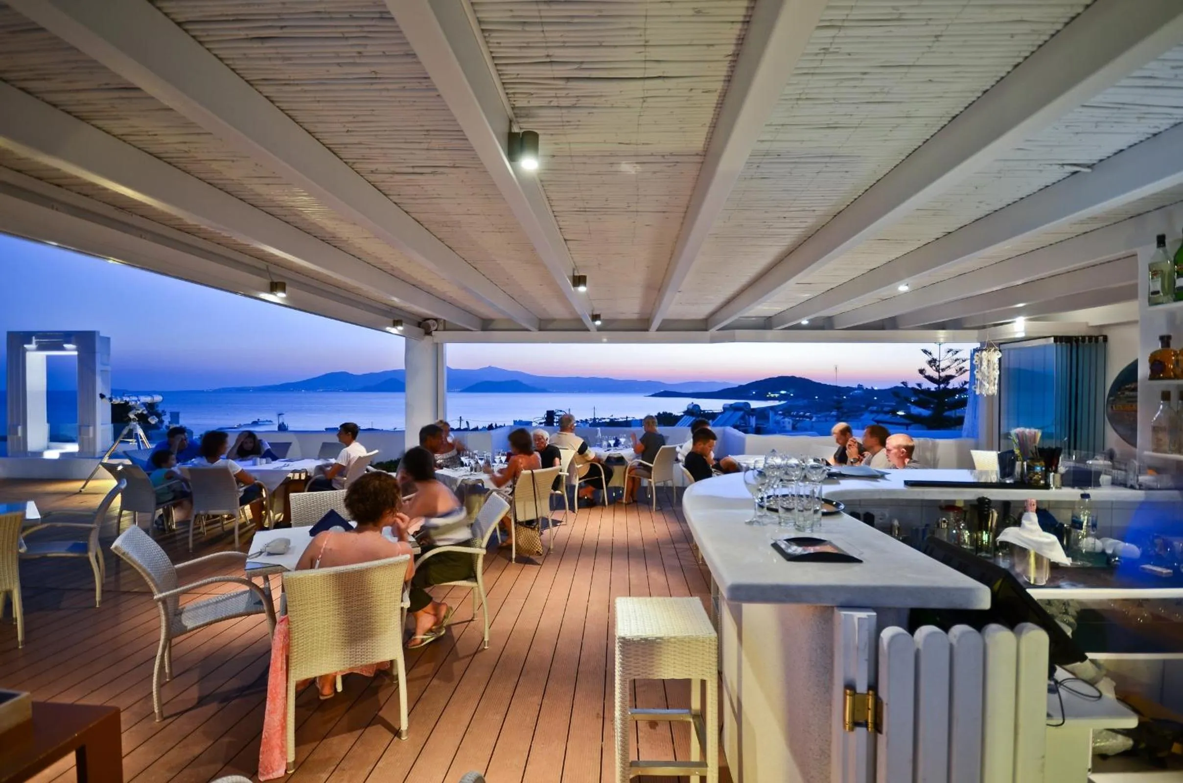 Lounge or bar in Naxos Island Hotel