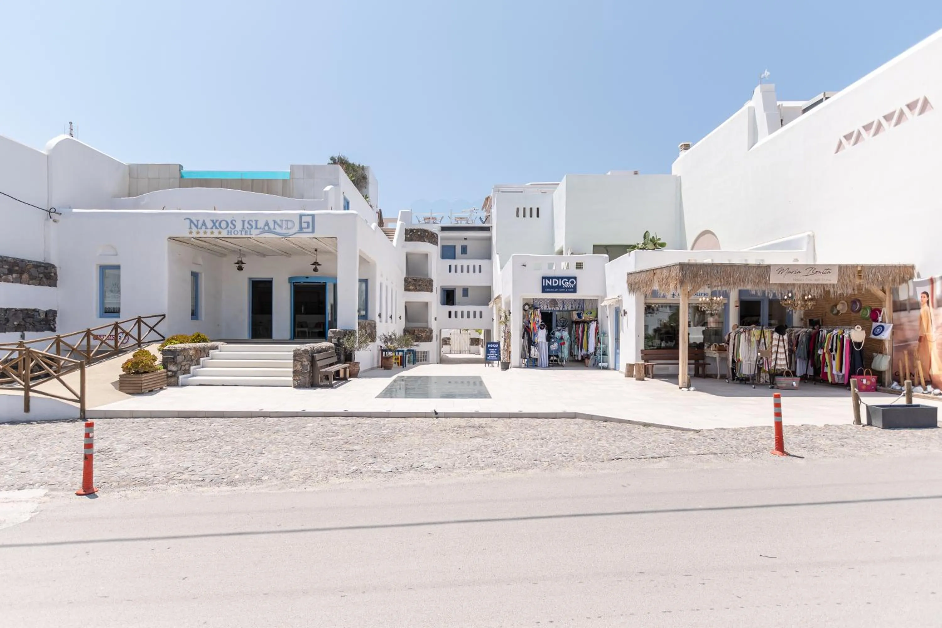Property building in Naxos Island Hotel