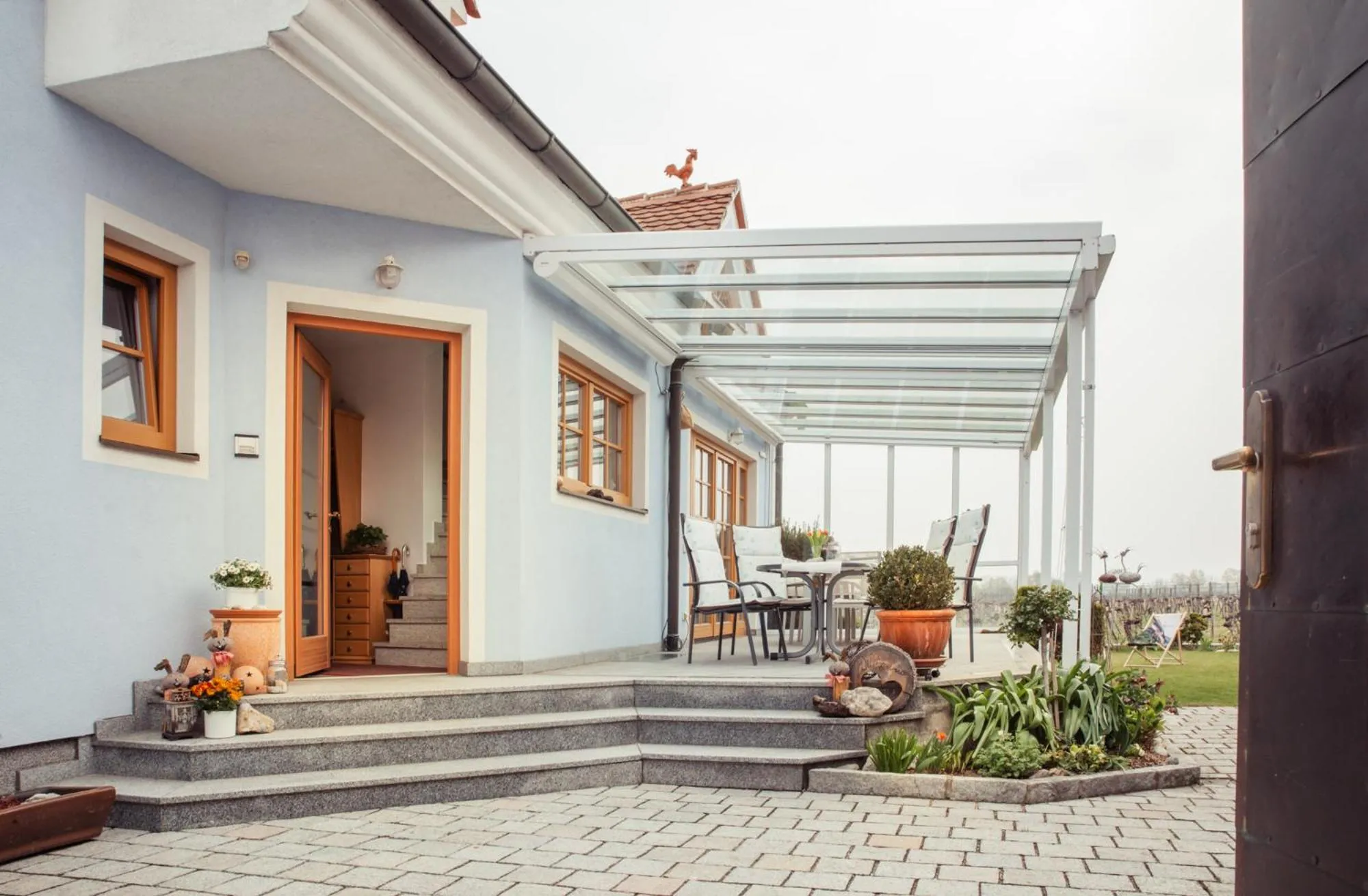 Balcony/Terrace in Gästehaus Krappel