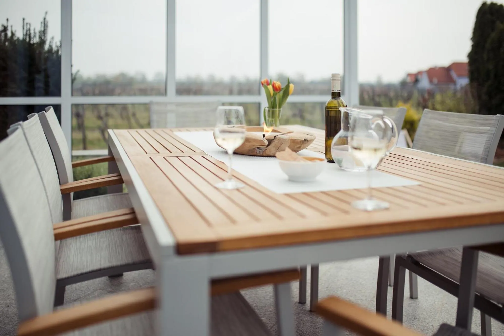 Balcony/Terrace in Gästehaus Krappel