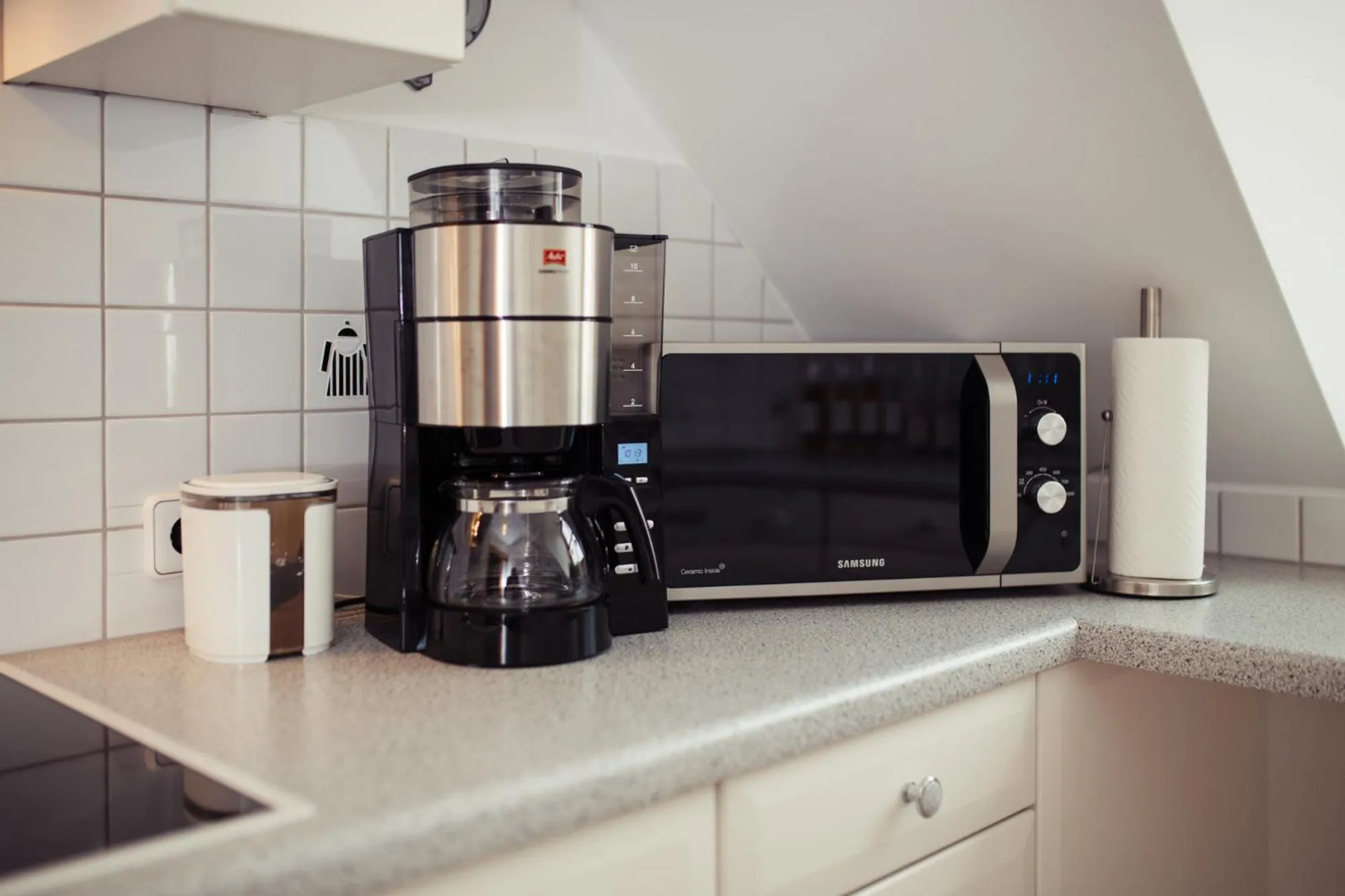 Coffee/tea facilities in Gästehaus Krappel