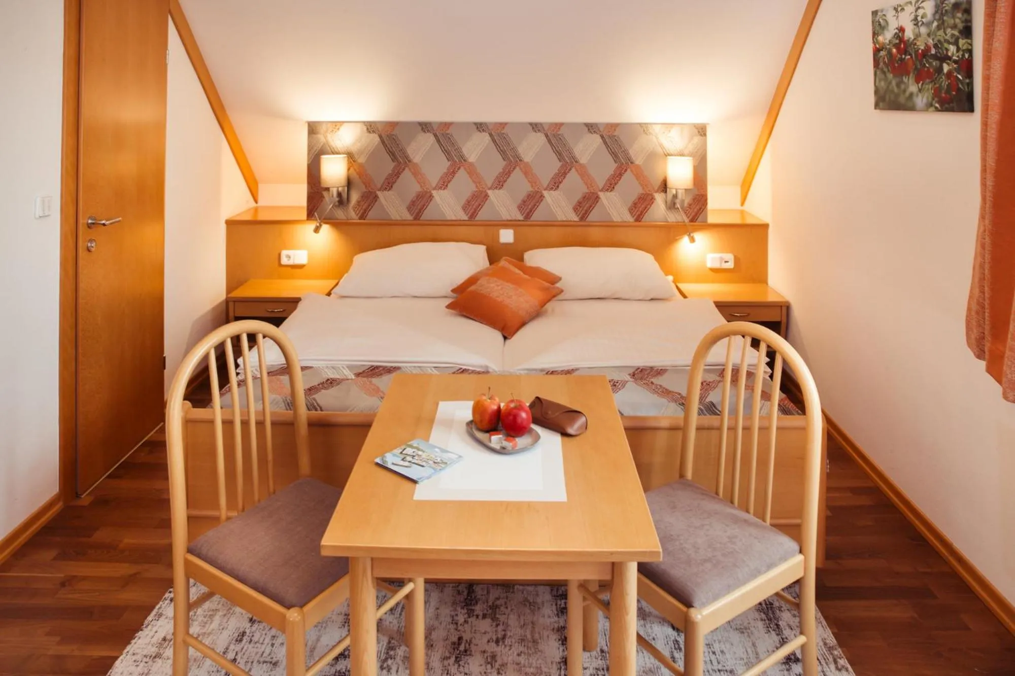 Photo of the whole room, Bed in Gästehaus Krappel