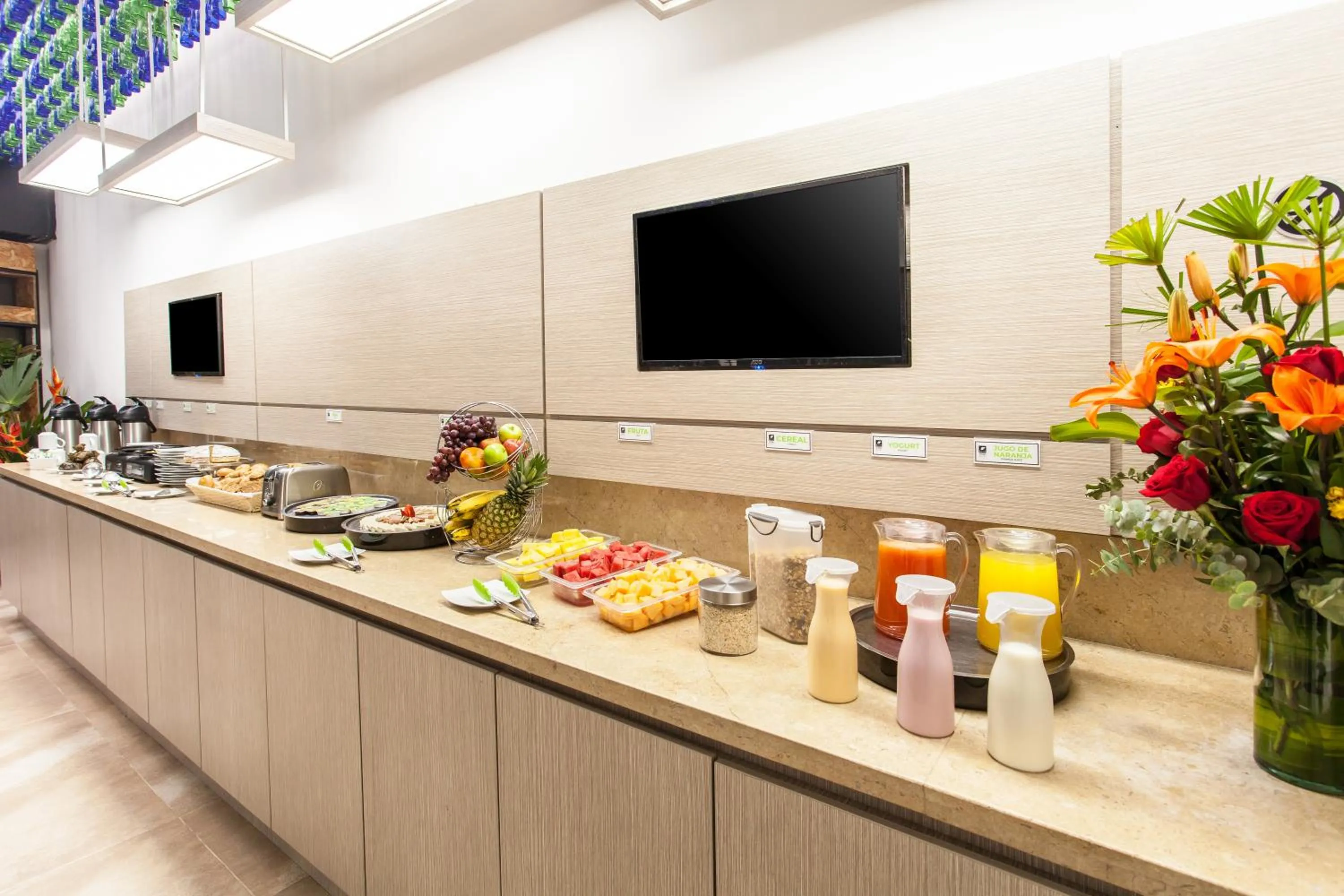 Buffet breakfast in Eco Star Hotel