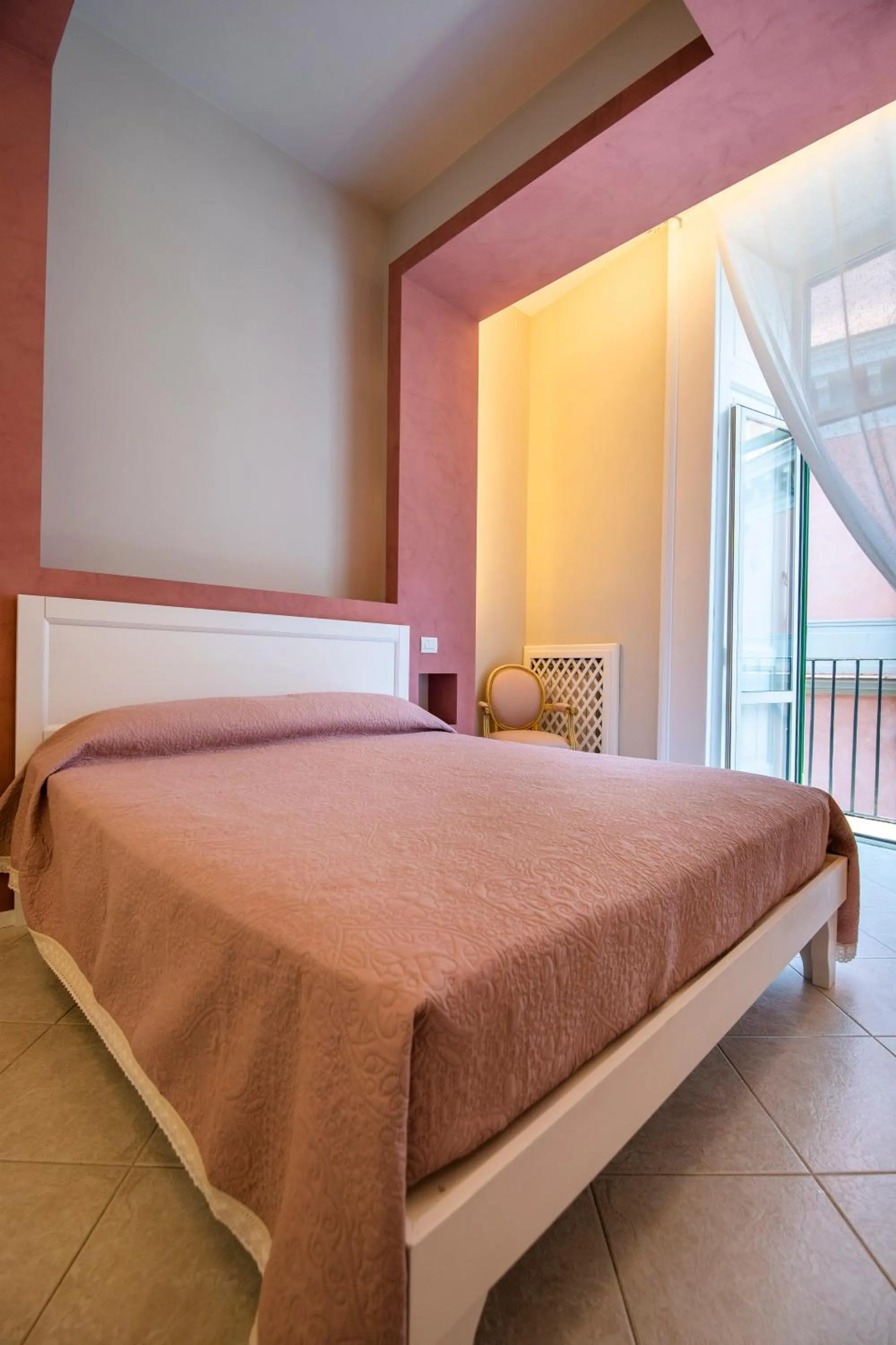 Bedroom in Mercatello Bed and Breakfast