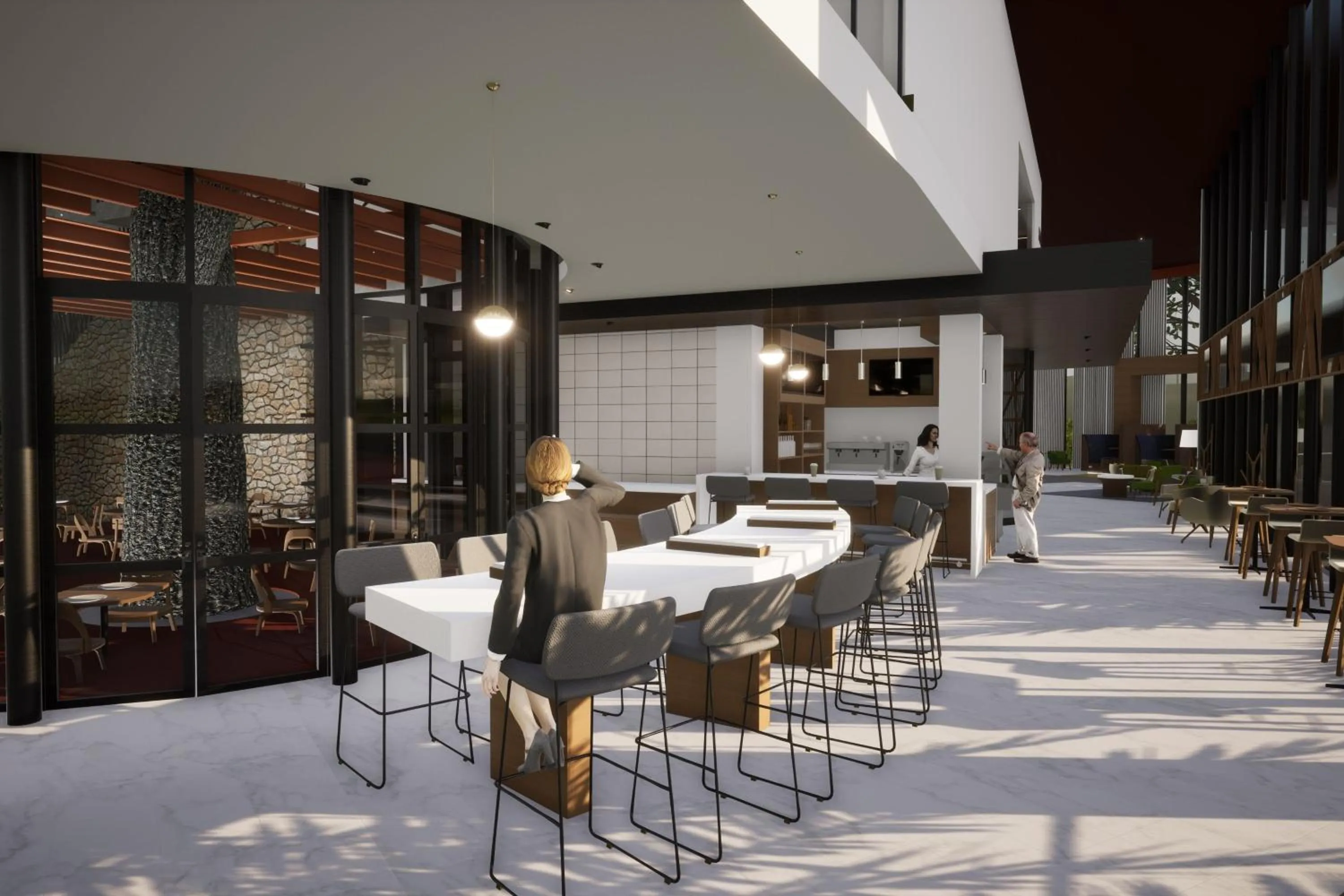 Restaurant/places to eat in Courtyard by Marriott Tuxpan Veracruz