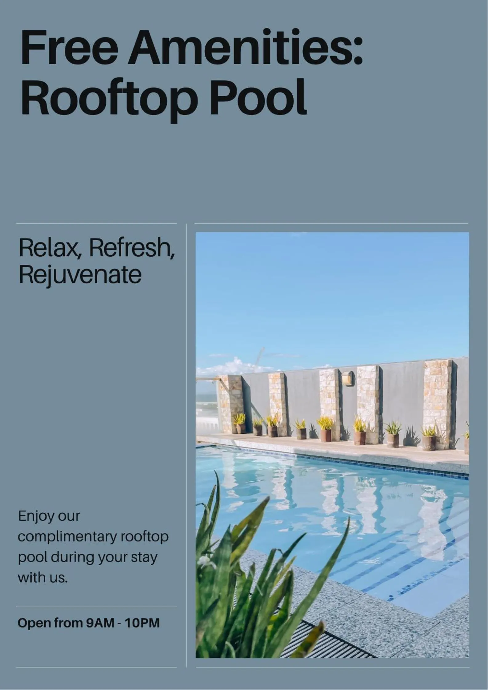 Swimming pool in Cityscape Residences 1102