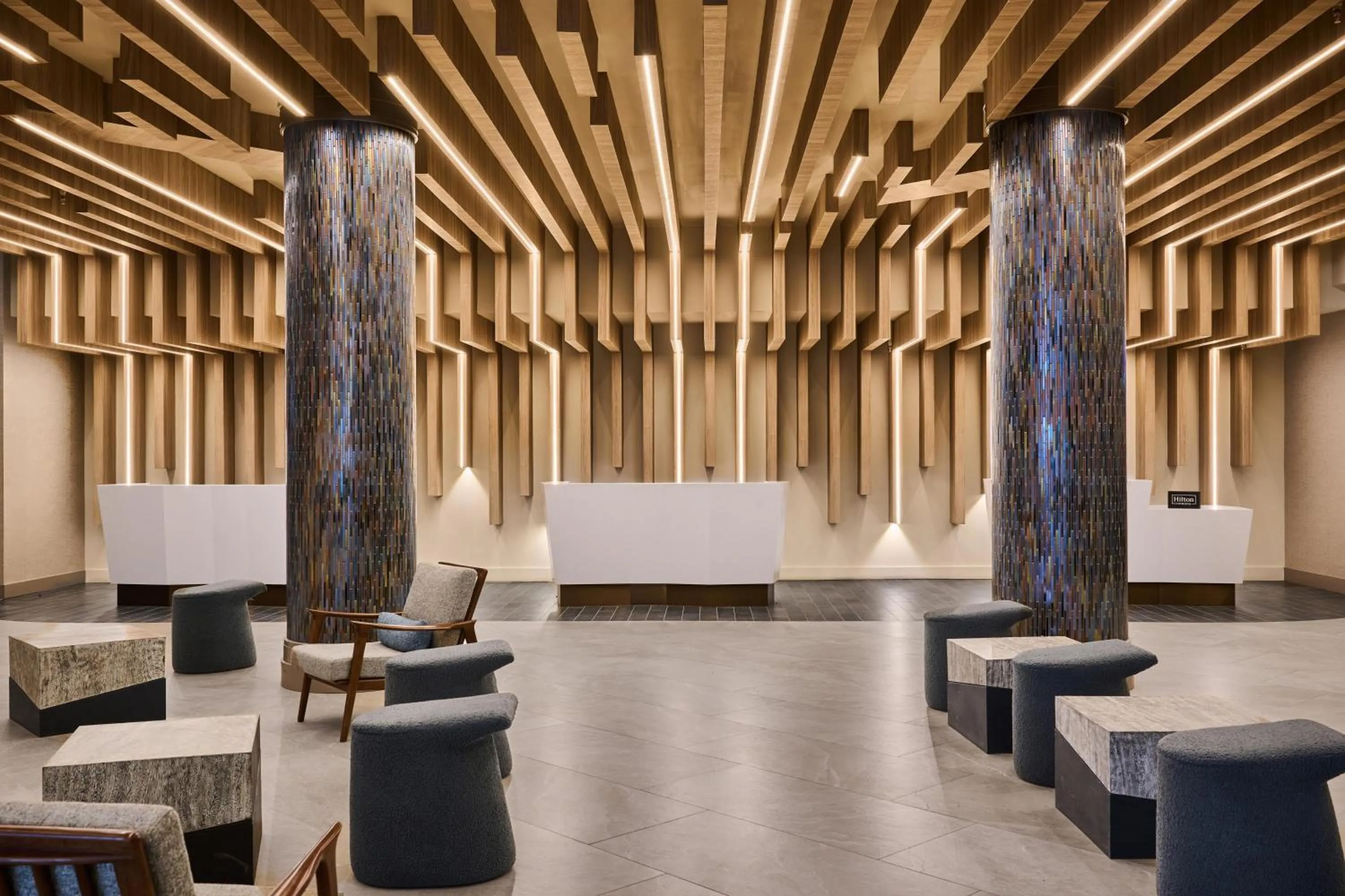 Lobby or reception in Hilton Anchorage