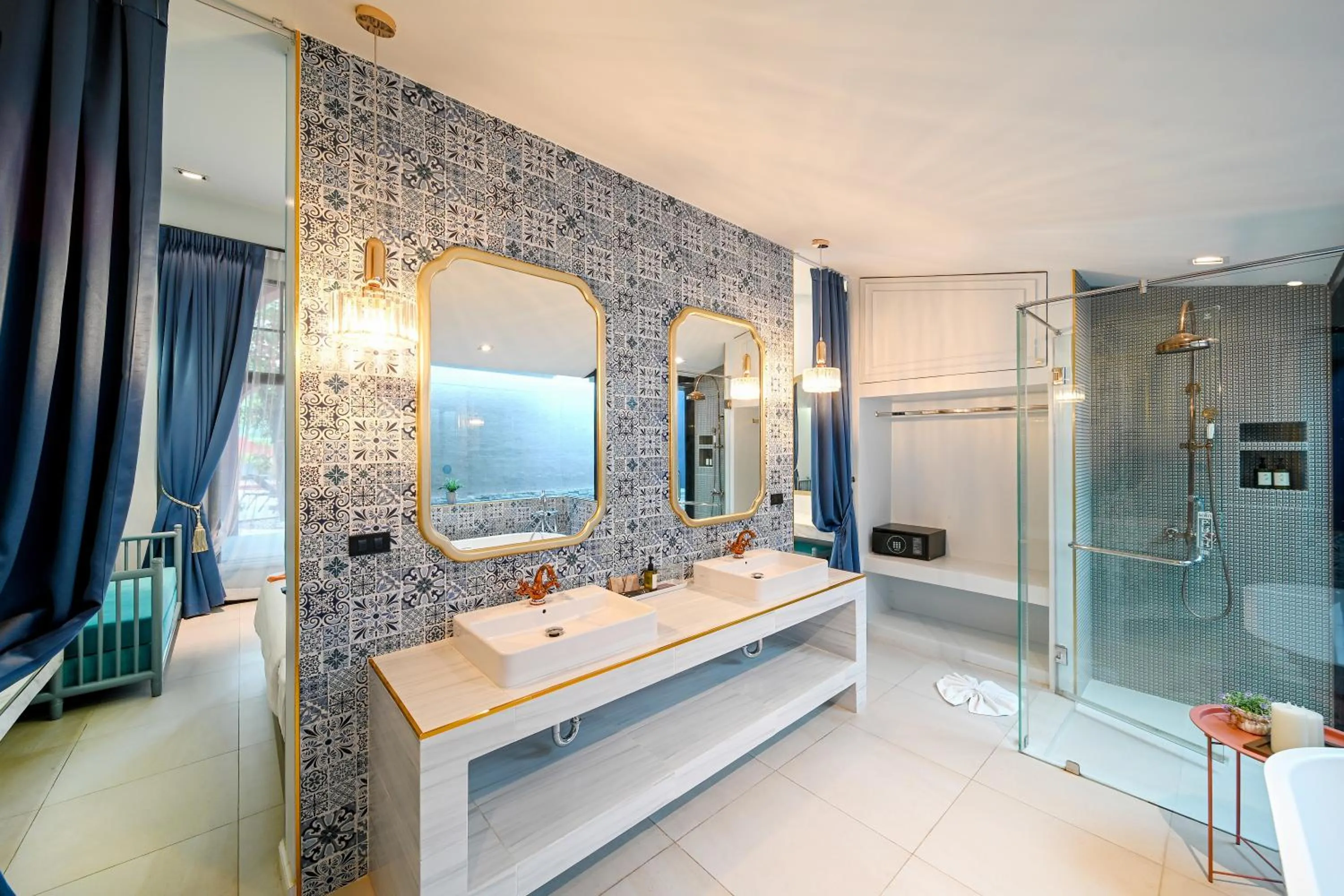 Shower in The Kiri Villas Resort