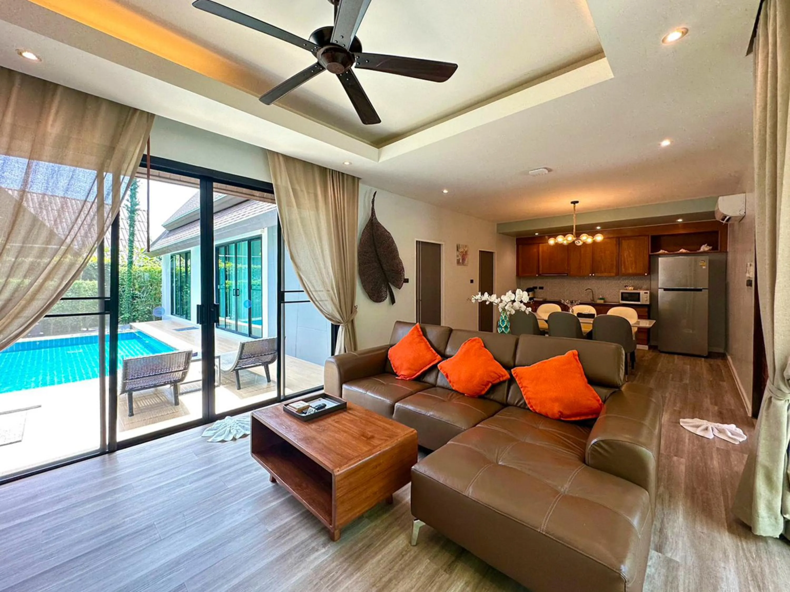 Patio in The Kiri Villas Resort