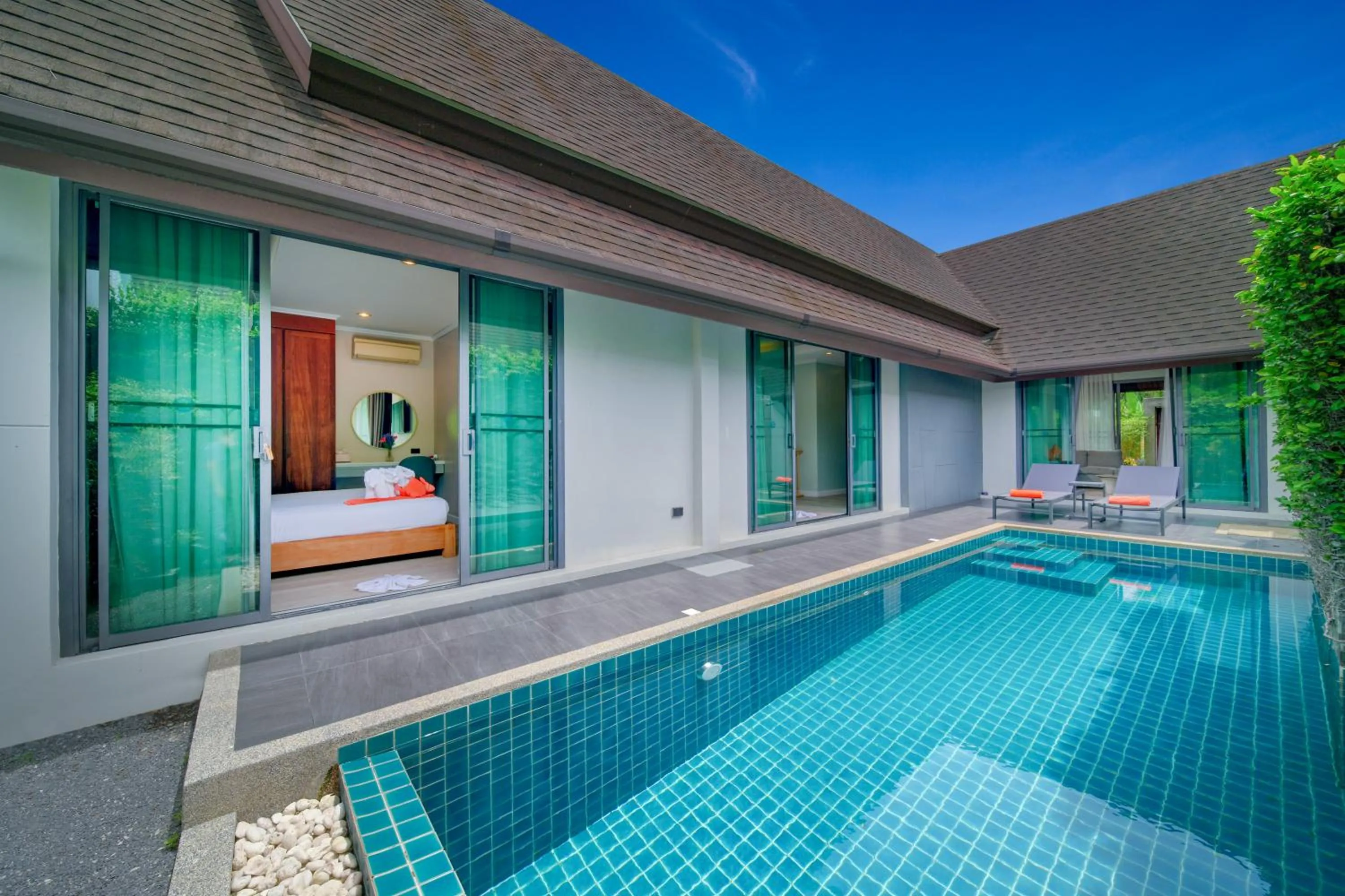 Pool view in The Kiri Villas Resort