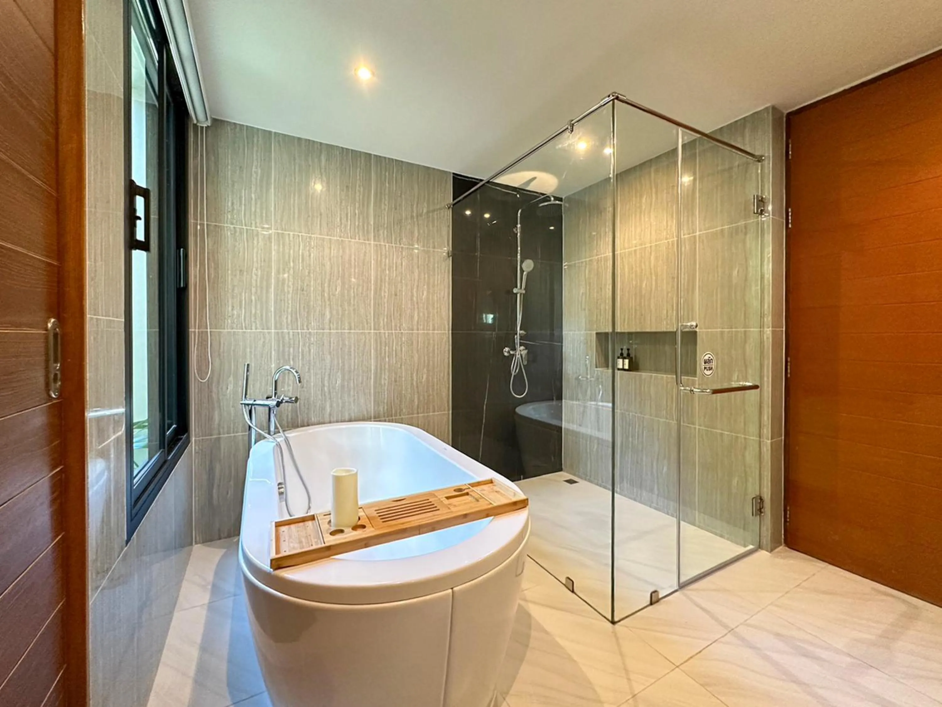 Shower in The Kiri Villas Resort