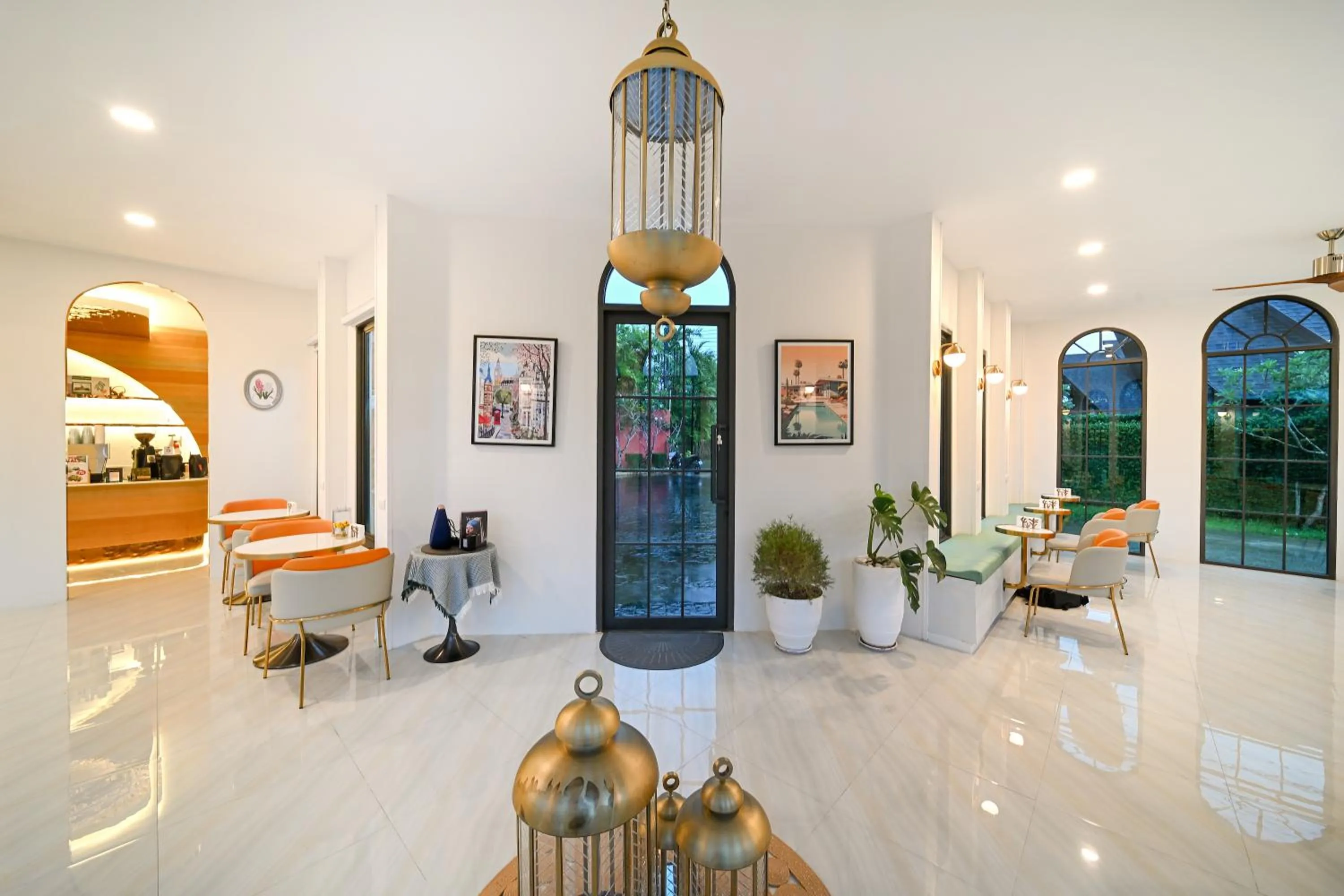 Seating area in The Kiri Villas Resort