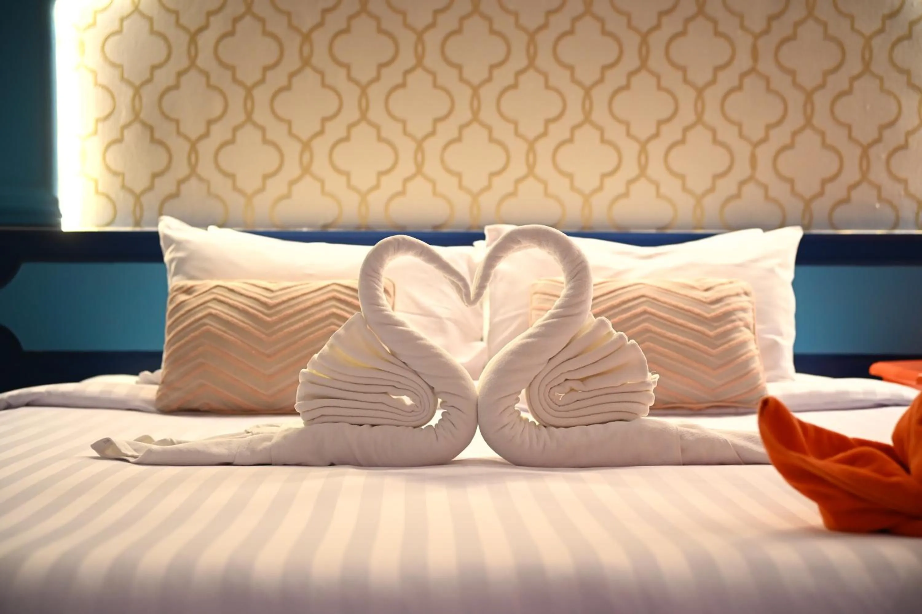 Bed in The Kiri Villas Resort