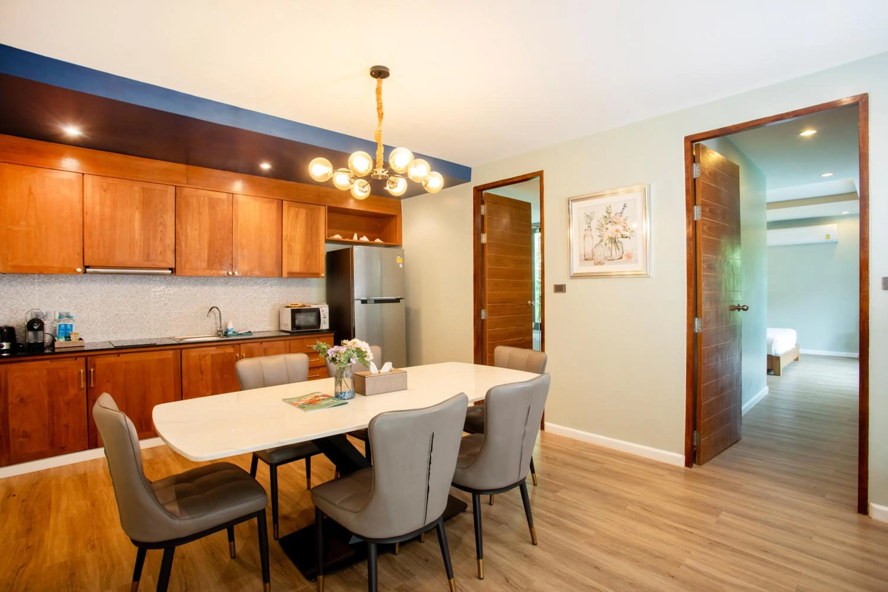 Dining area in The Kiri Villas Resort